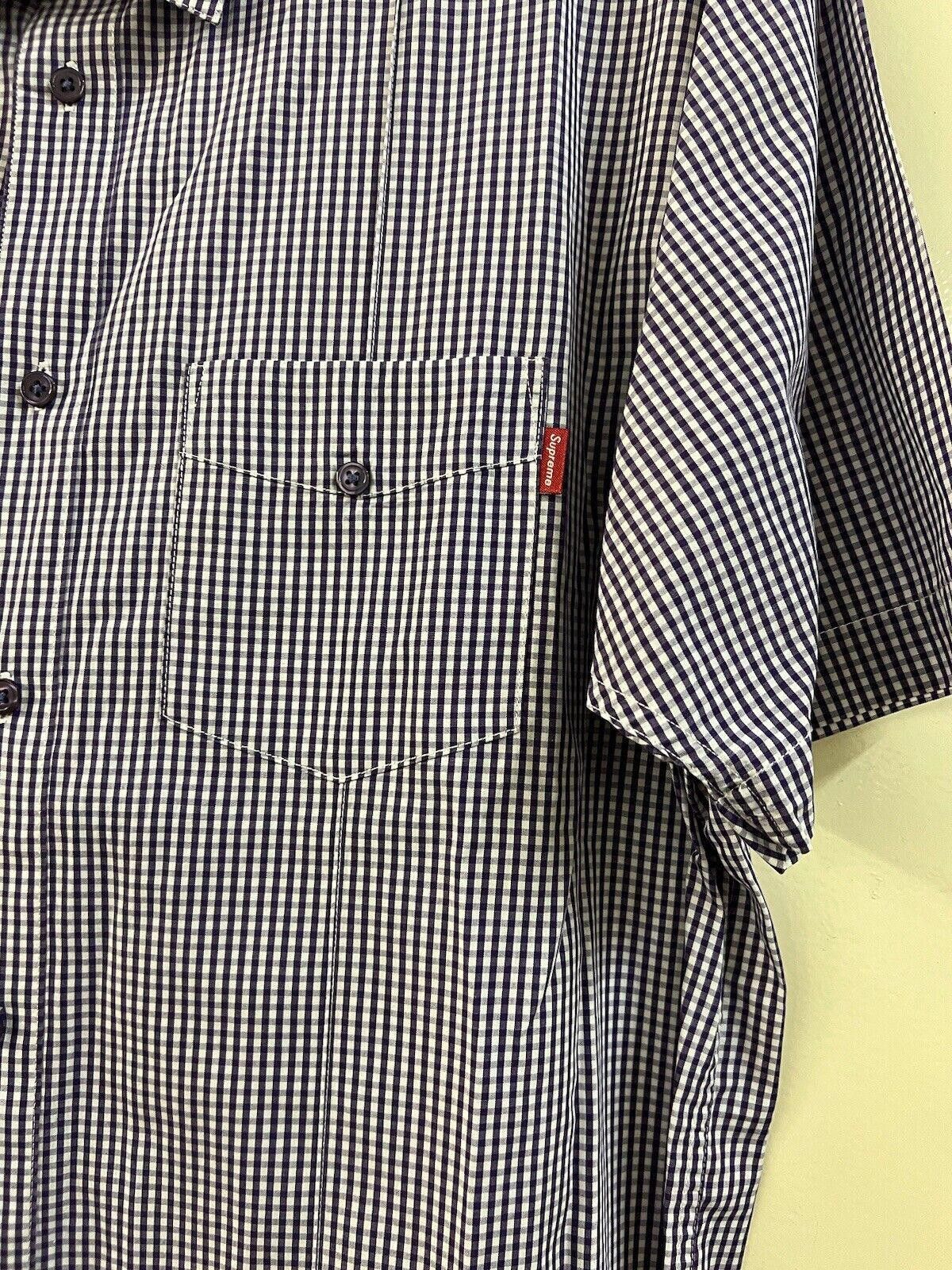 Supreme SUPREME GINGHAM PLAID 4-POCKET BUTTON-UP SHIRT L Size US L / EU 52-54 / 3 - 3 Thumbnail