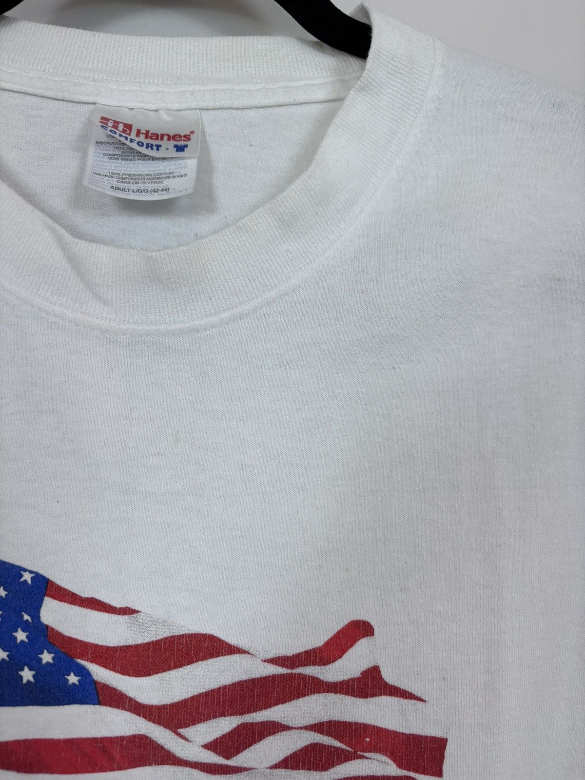Hanes Vintage United We Stand Remembrance Yardbirds White Tee Size US L / EU 52-54 / 3 - 12 Thumbnail