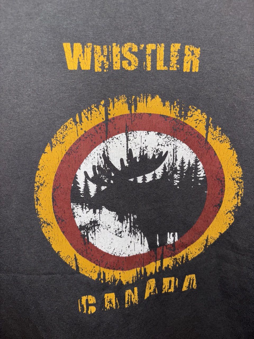 Vintage Vintage Canada Whistler T Shirt Top Tourism Size L Size US L / EU 52-54 / 3 - 4 Thumbnail