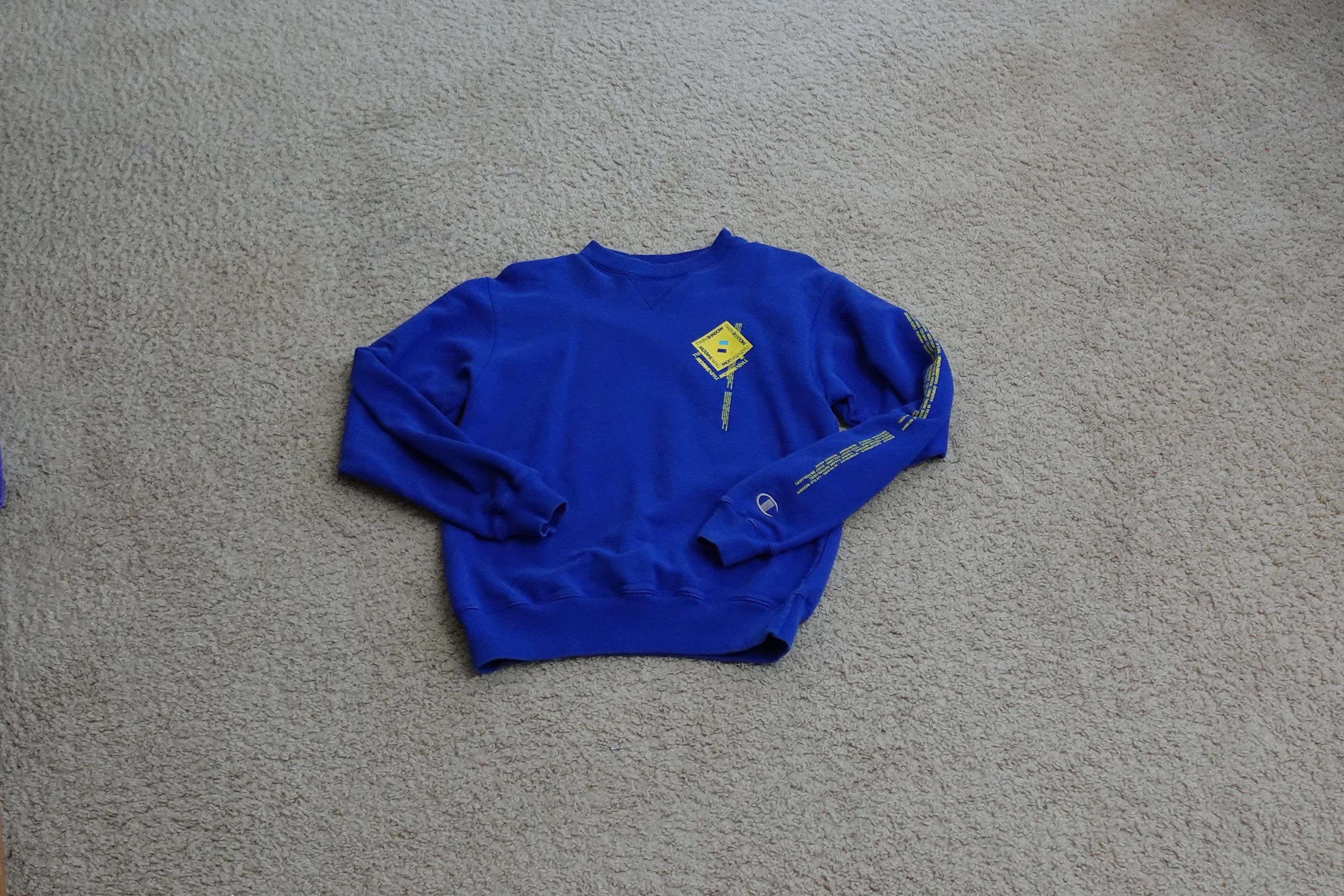 Champion Small - Twin Shadow Men's Champion Blue Sweatshirt Caer Tour Size US S / EU 44-46 / 1 - 6 Thumbnail