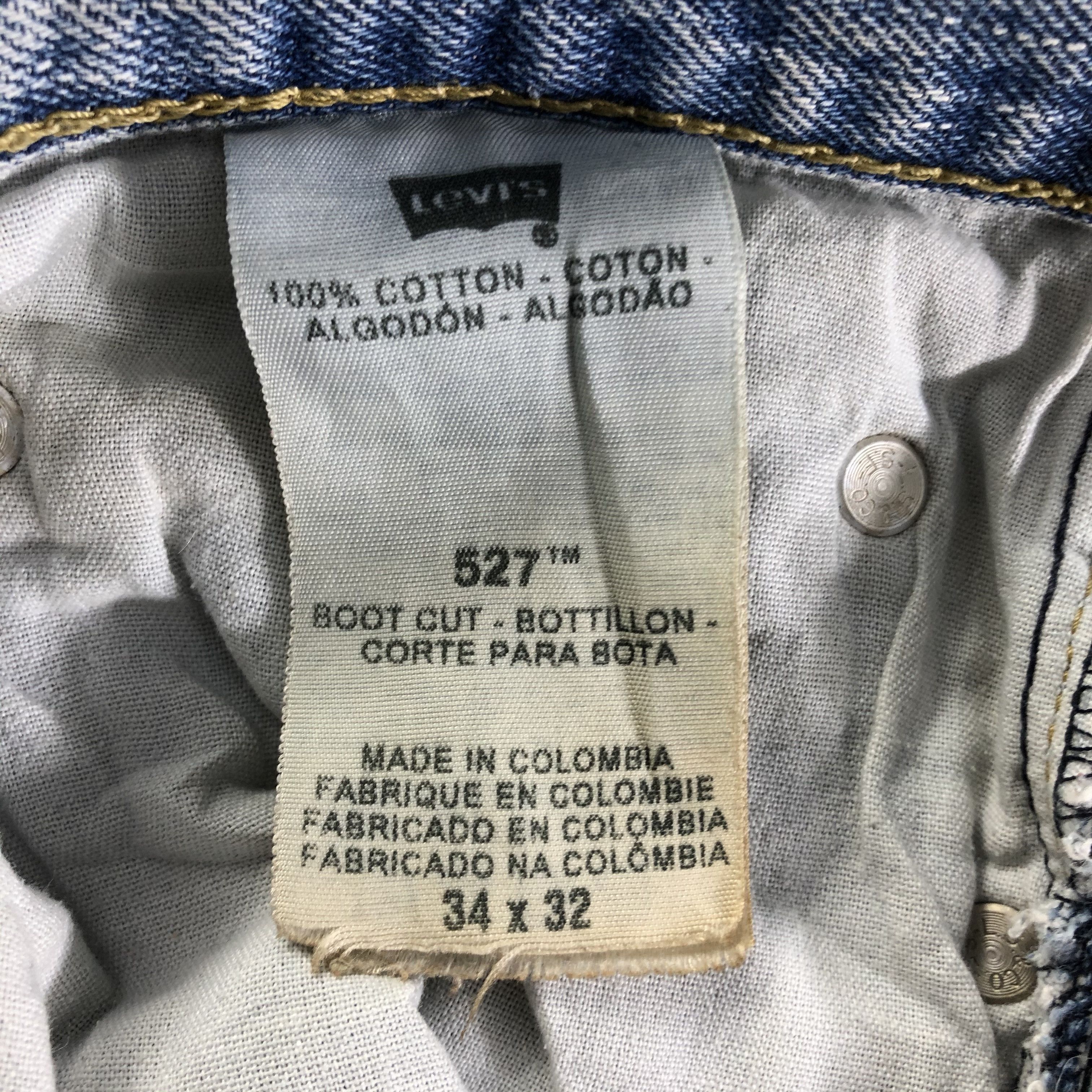 Levi's Vintage Levis 527 Mini Flared Jeans-J4299 Size US 35 - 13 Thumbnail