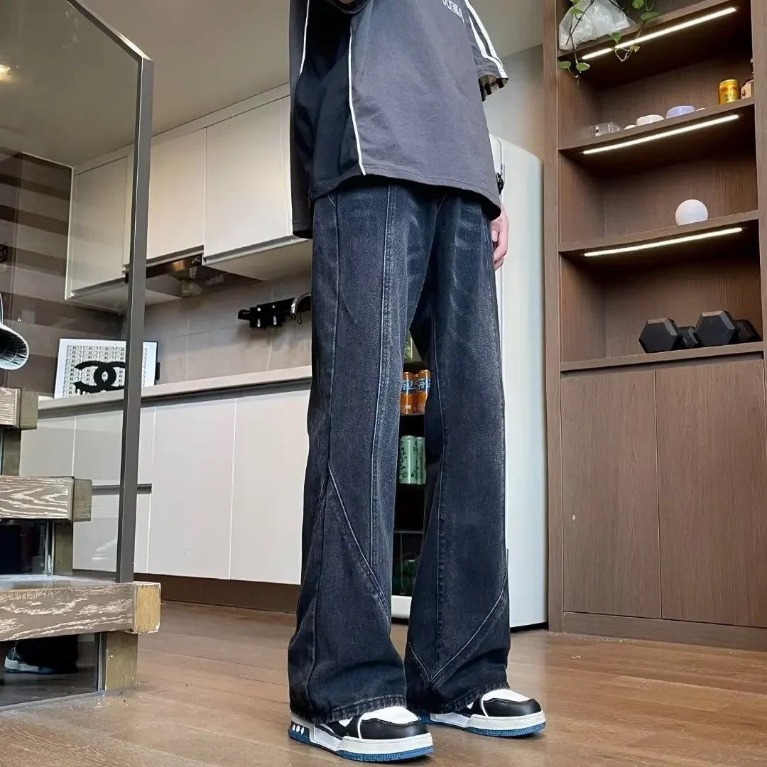 Japanese Brand × Jean Streetwear washed casual straight leg jeans Size US 30 / EU 46 - 7 Thumbnail