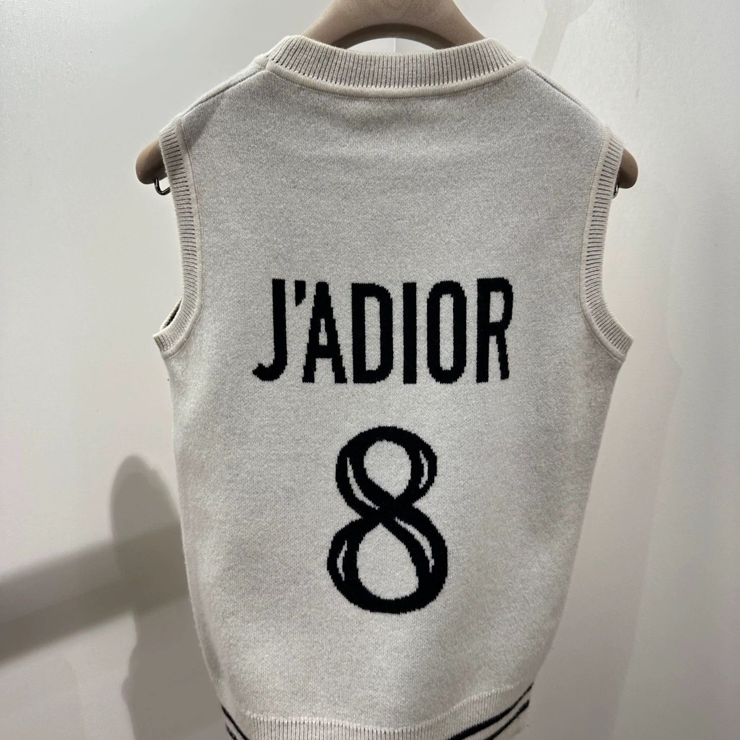 Christian Dior Monsieur Dior apr658 8 slogan cashmere vest 34 Size XS / US 0-2 / IT 36-38 - 6 Thumbnail