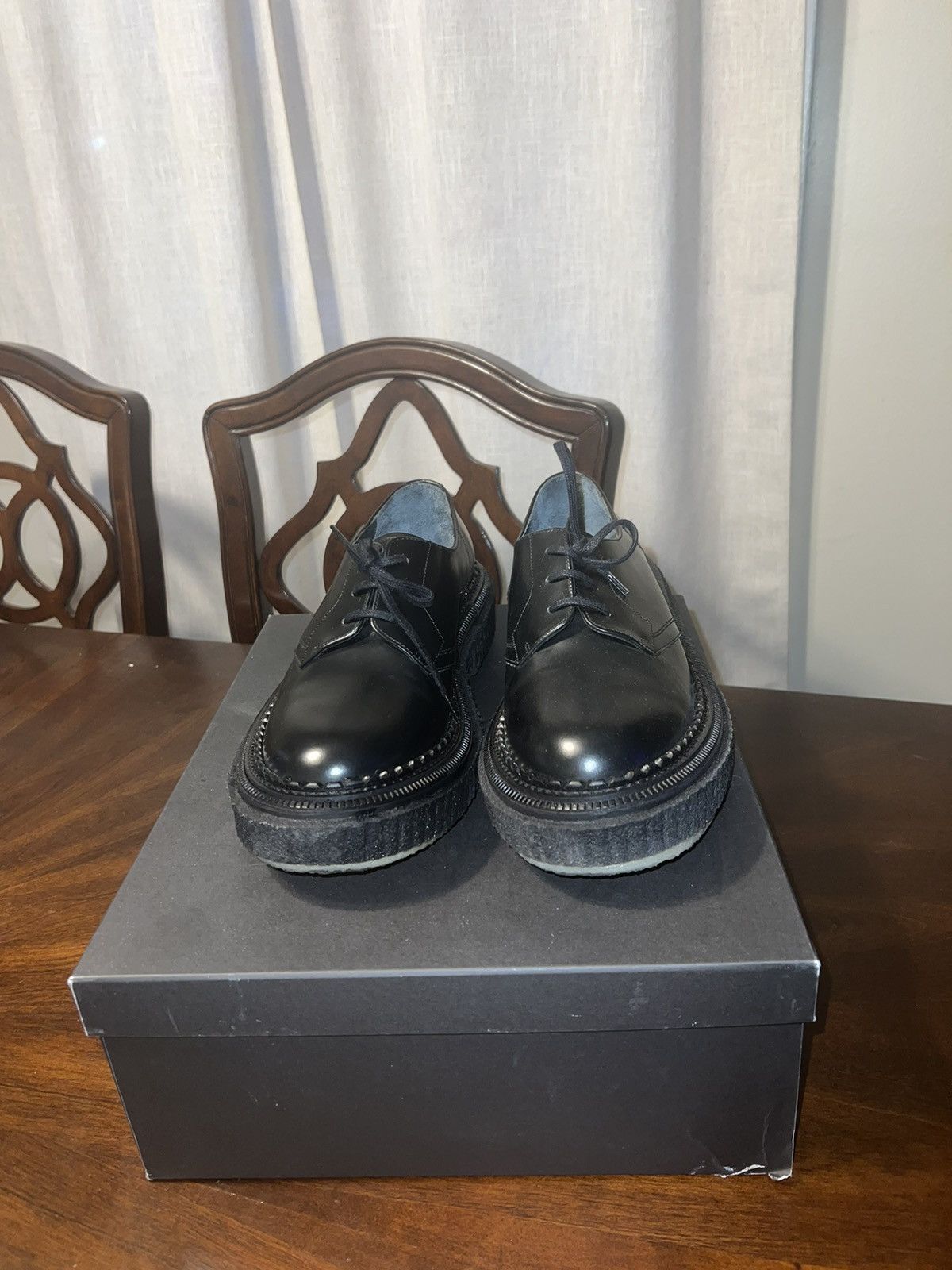Adieu Paris Adieu Paris Black Type 135 Derbys Size US 10 / EU 43 - 4 Thumbnail