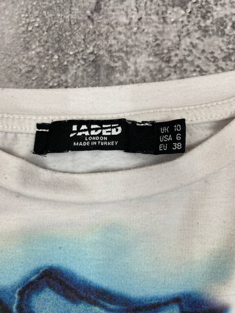 Jaded London Jaded London Women T-Shirt Graphic Print White Blue Size S Size US S / EU 44-46 / 1 - 3 Thumbnail