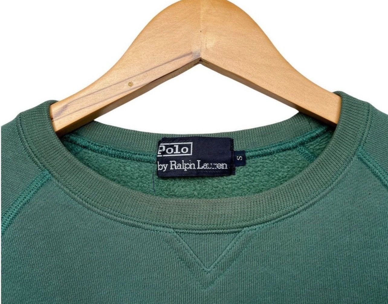 Polo Ralph Lauren × Vintage Vintage Polo Ralph Lauren Mini Logo Green Sweatshirt Size US S / EU 44-46 / 1 - 6 Thumbnail