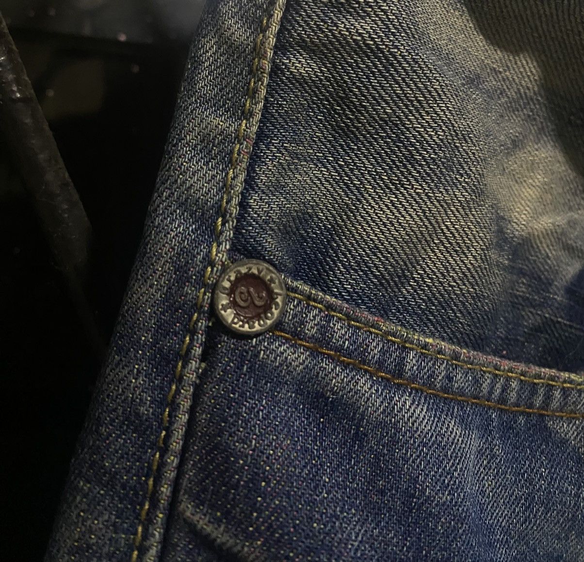 Japanese Brand Rare 🔥 Crazy Leopard Embroidred Denim Size US 31 - 7 Thumbnail