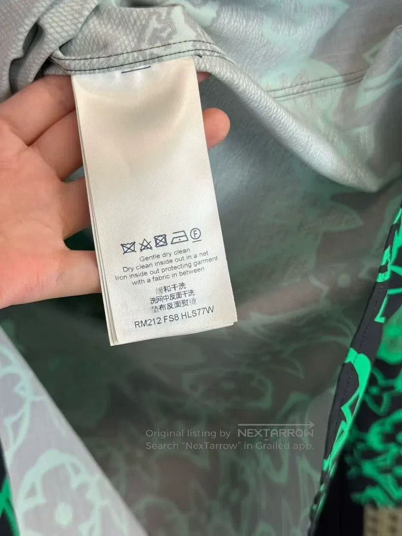 Louis Vuitton Louis Vuitton Green Pyramid Multi-Element Landscape Shirt Size US L / EU 52-54 / 3 - 5 Thumbnail