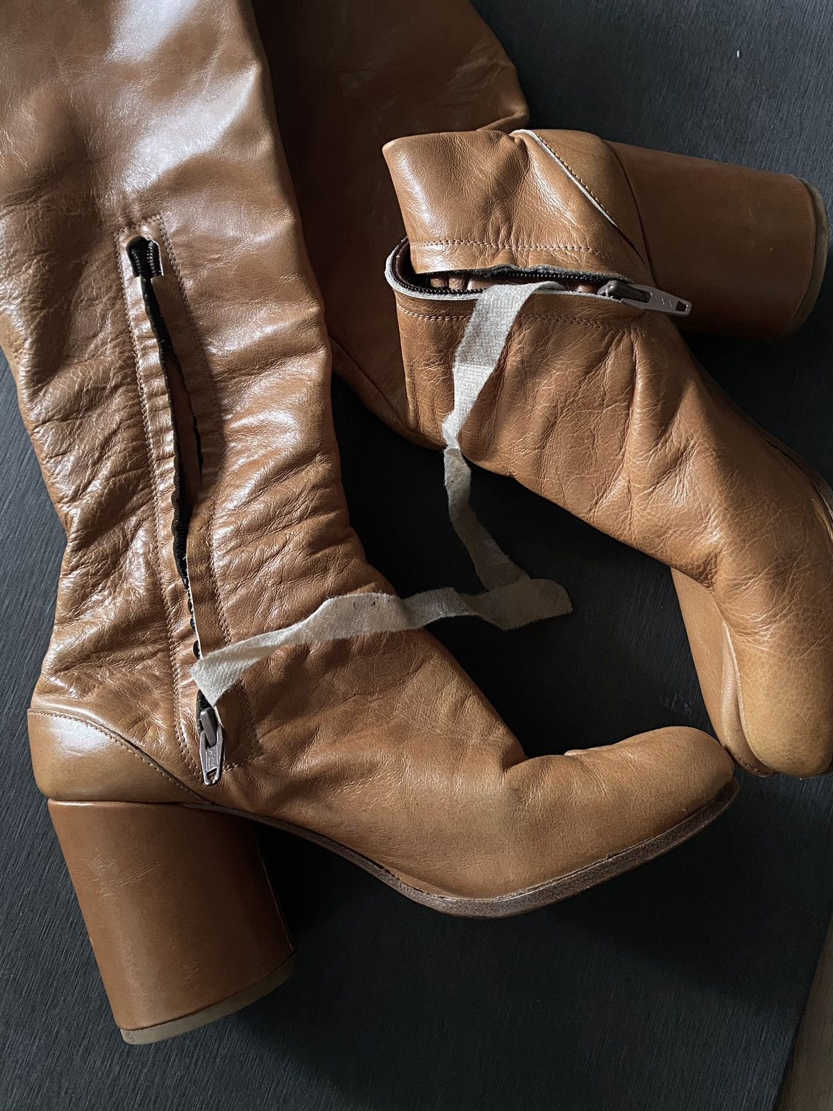 Maison Margiela Maison Margiela FW04 '1' Knee High Boots Size US 8 / IT 38 - 7 Thumbnail