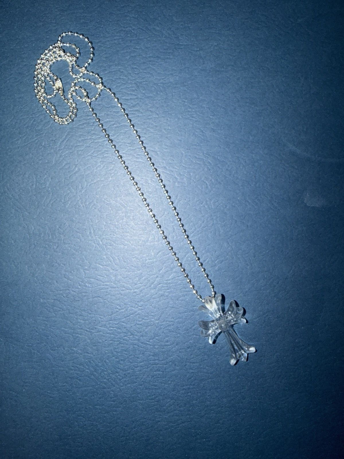 Chrome Hearts SILICONE CROSS NECKLACE "CLEAR" Size ONE SIZE - 2 Thumbnail