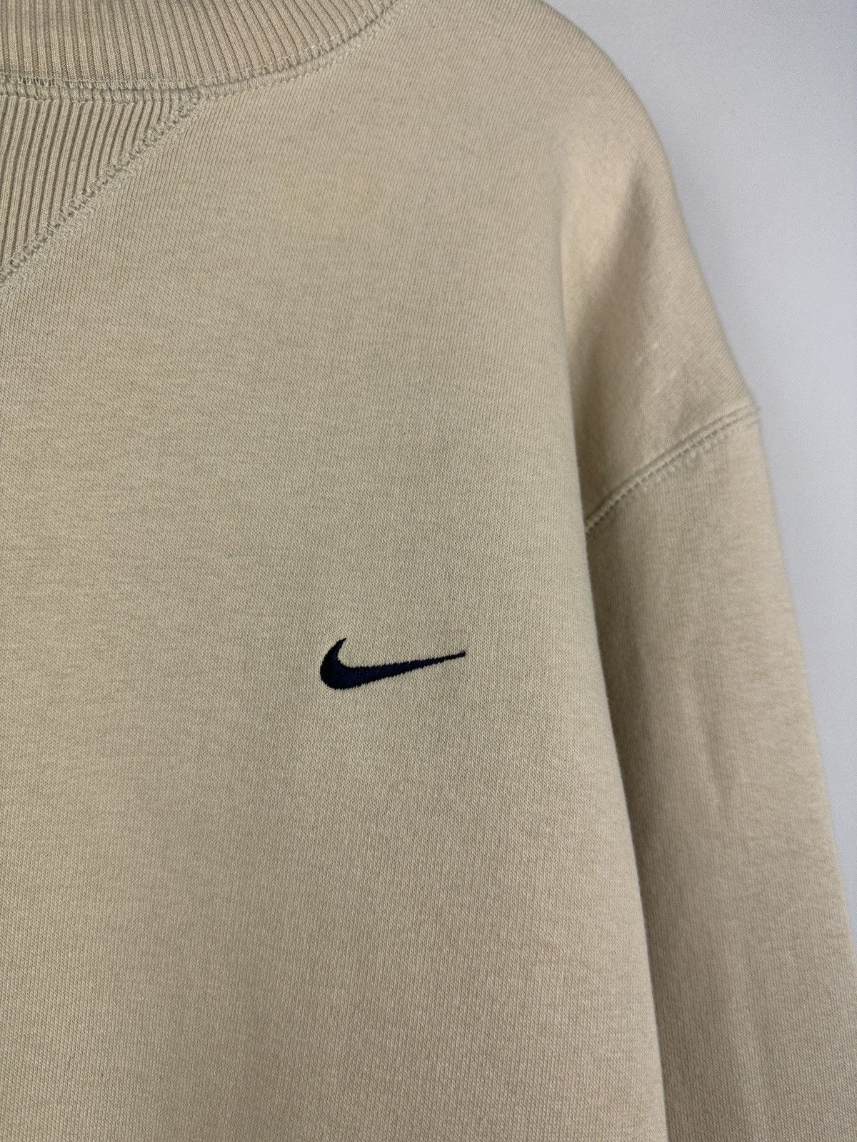 Nike × Vintage Vintage 90’s Nike Swoosh Y2K Oversize Sweatshirt Size US L / EU 52-54 / 3 - 4 Thumbnail