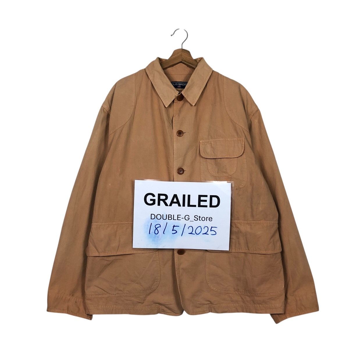 Japanese Brand 📌Polo Sport Sportsman Ralph Lauren Chore Jacket Duck Canvas Size US L / EU 52-54 / 3 - 1 Thumbnail