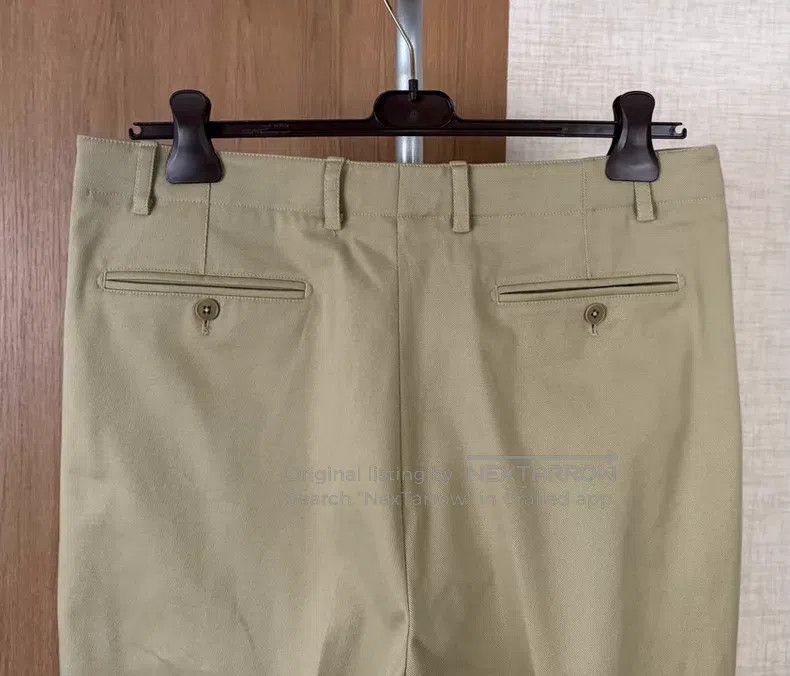 Hermes Hermes Men's Spring and Autumn Gabardine Casual Pants Size US 28 / EU 44 - 8 Thumbnail