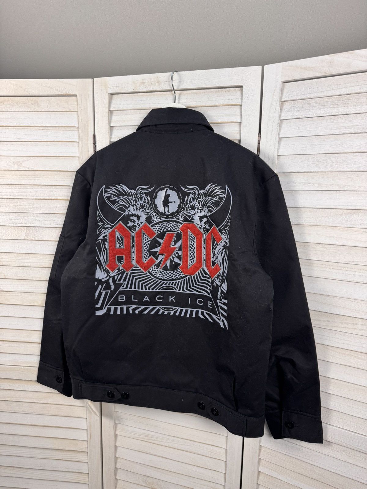 Dickies Men’s Casual Rare Work Jacket Dickies Ac/Dc Custom Big Logo Size US M / EU 48-50 / 2 - 10 Thumbnail