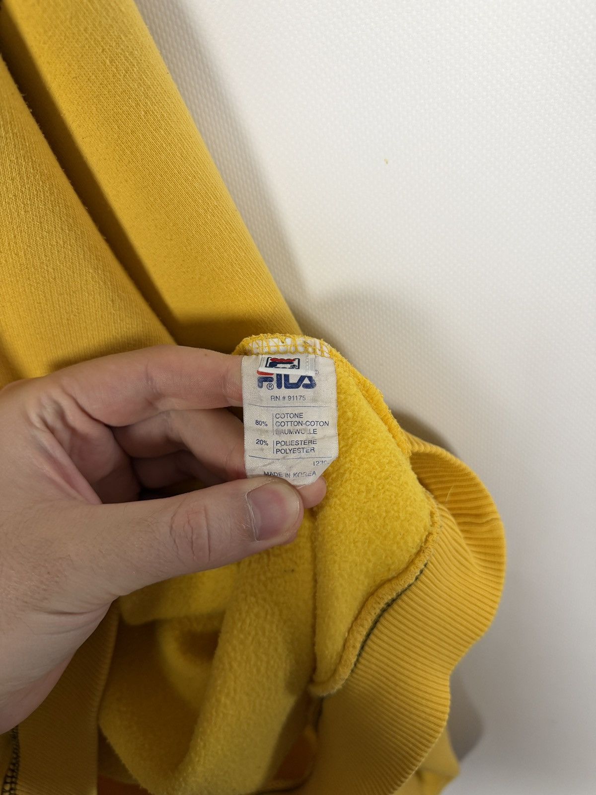 Fila Fila Vintage Sweatshirt Embroidered Logo Korea Made Size L Size US L / EU 52-54 / 3 - 9 Thumbnail