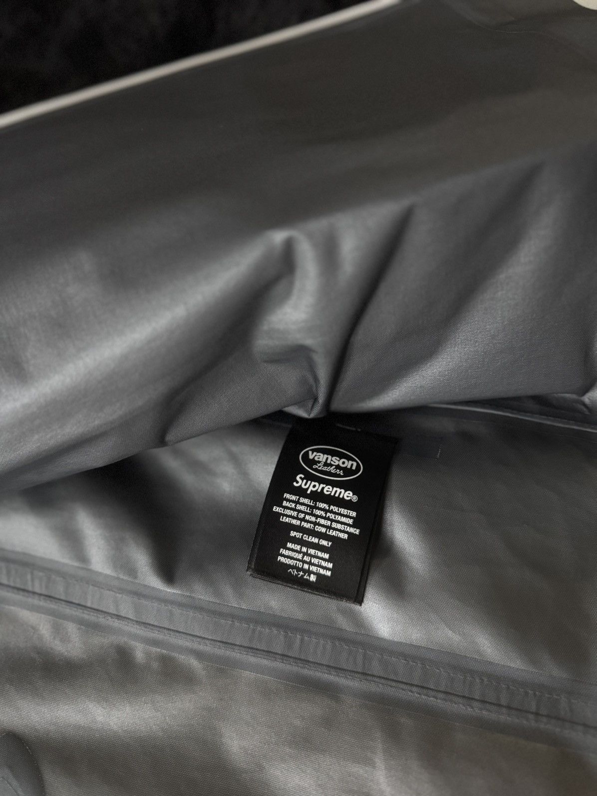 Supreme × Vanson Leathers Supreme Goretex Vanson Jacket Size US L / EU 52-54 / 3 - 8 Thumbnail