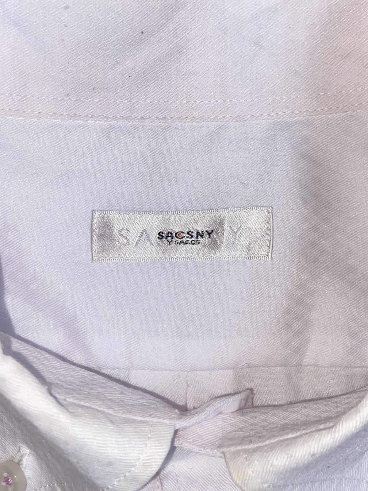 Designer × Japanese Brand × Yohji Yamamoto SACSNY Y’SACCS White Shirt Size US L / EU 52-54 / 3 - 6 Thumbnail