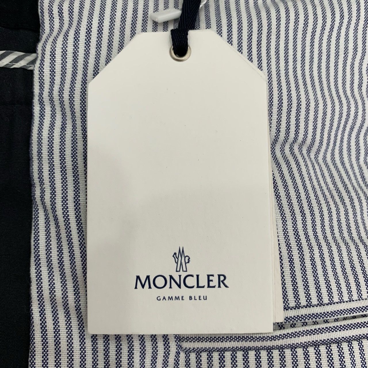 Moncler Moncler Leather-Accented Black/Red Linen Blazer Size US XS / EU 42 / 0 - 7 Thumbnail
