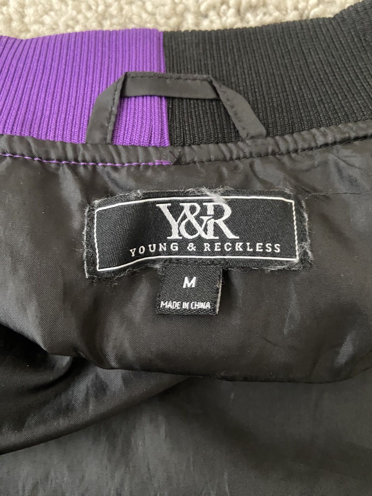 Young And Reckless (Med) Lakers Split Bomber - Young & Reckless Size US M / EU 48-50 / 2 - 4 Thumbnail