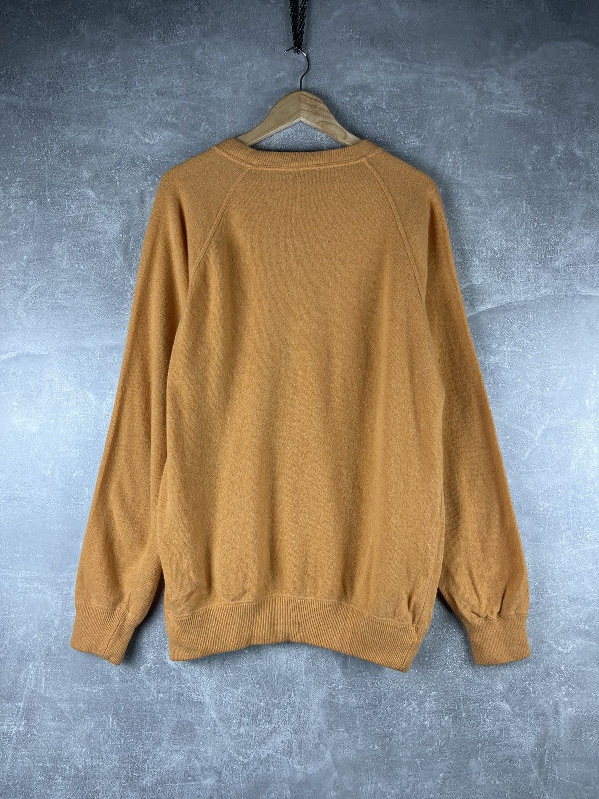 Other Della Ciana Supergeelong Merino Wool Sweater Camel Brown Size US L / EU 52-54 / 3 - 5 Thumbnail