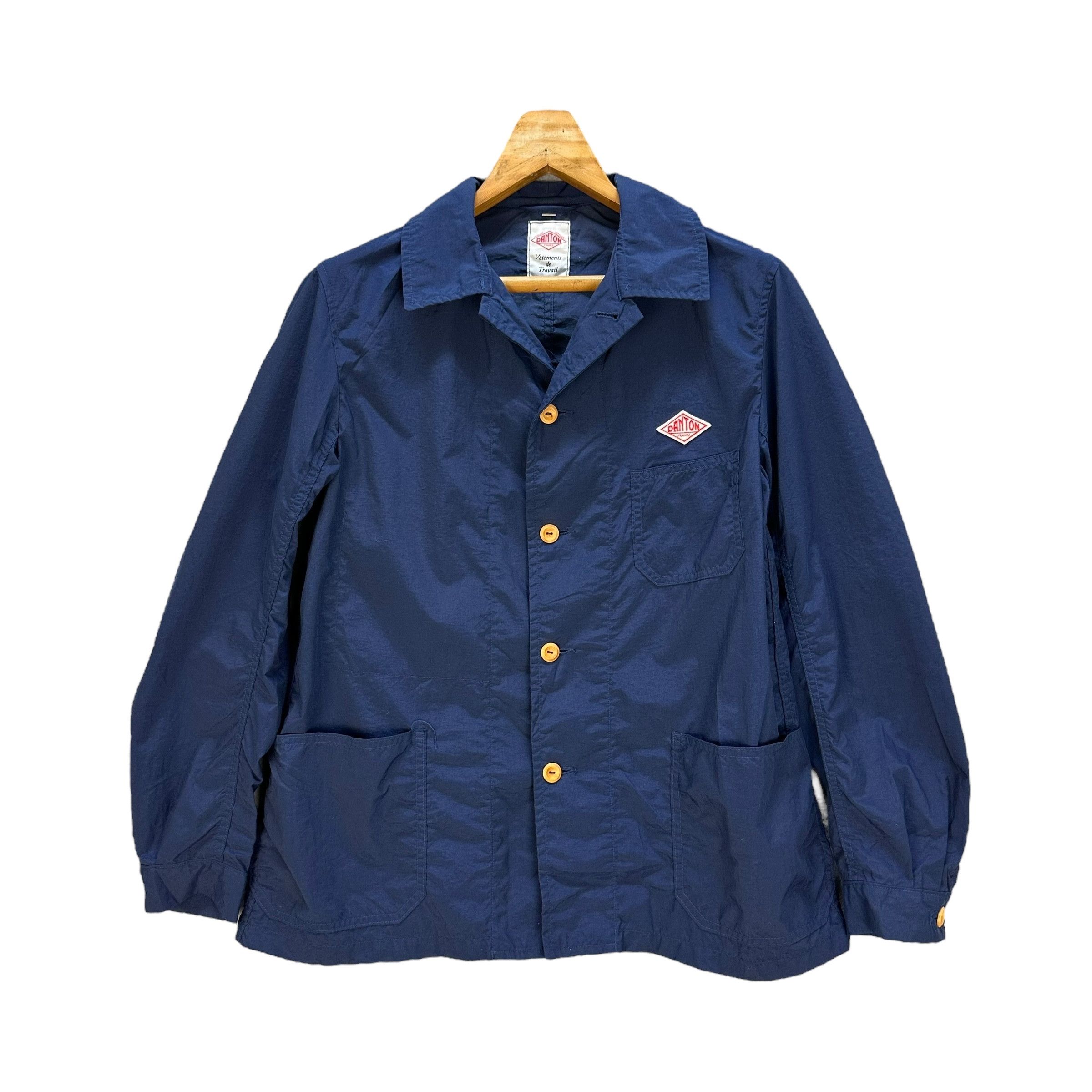 Danton DANTON France Made in Japan Light Jacket in Blue #A45-1044 Size US S / EU 44-46 / 1 - 1 Thumbnail