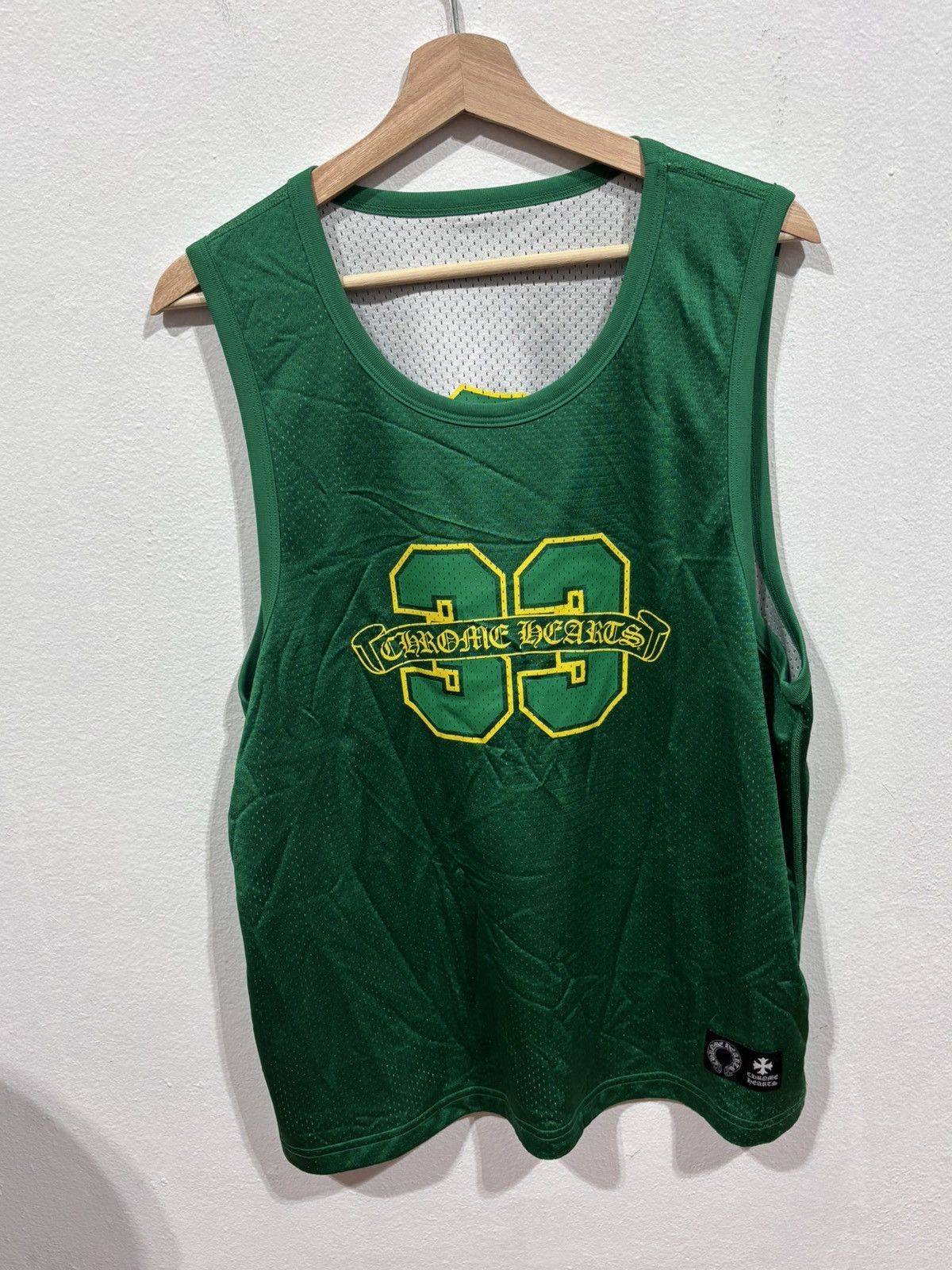 Chrome Hearts Chrome Hearts Basketball Mesh Jersey Green/Yellow Size US M / EU 48-50 / 2 - 1 Thumbnail