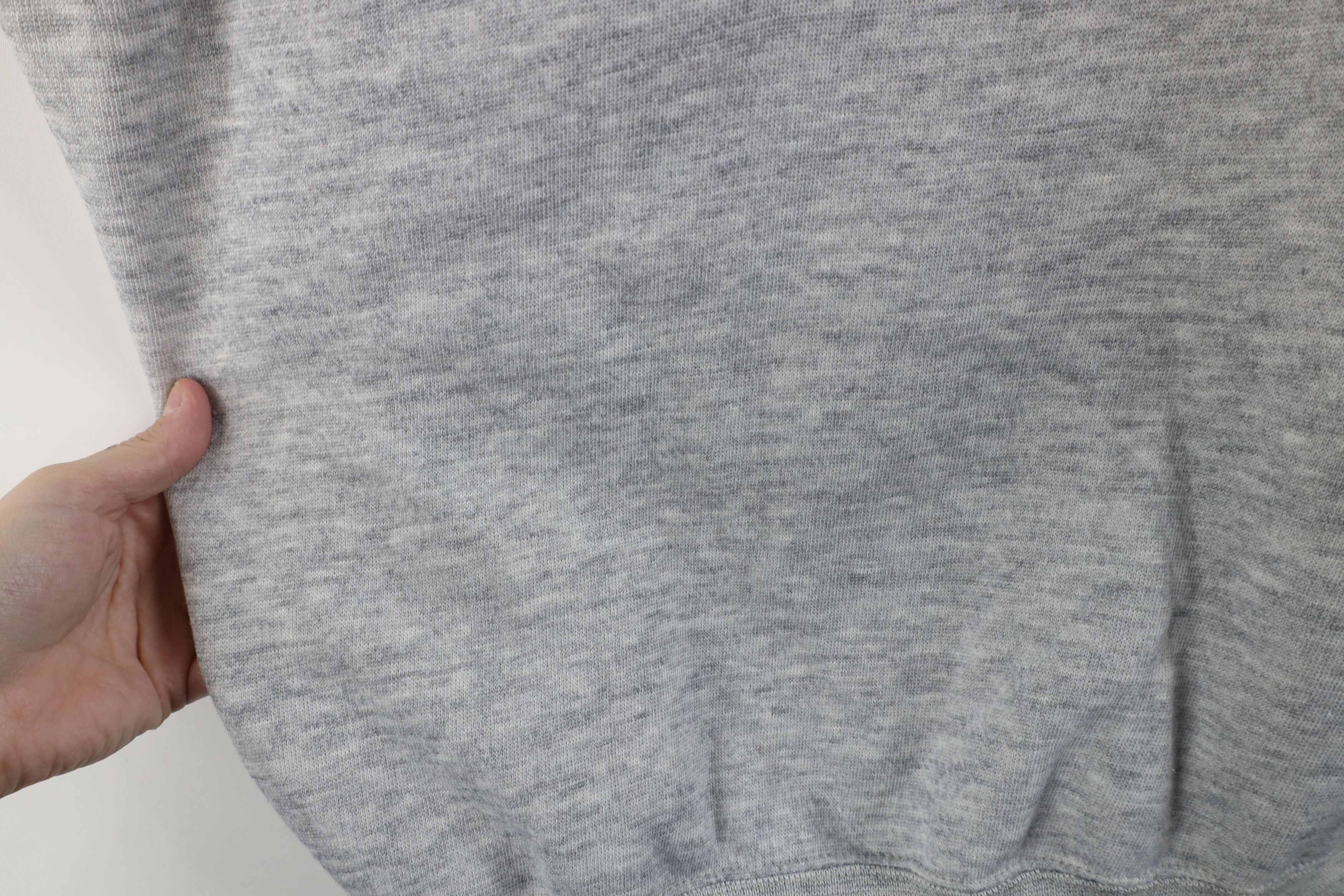 Vintage Vintage 70s Streetwear Short Sleeve Sweatshirt Heather Gray Size US XL / EU 56 / 4 - 6 Thumbnail