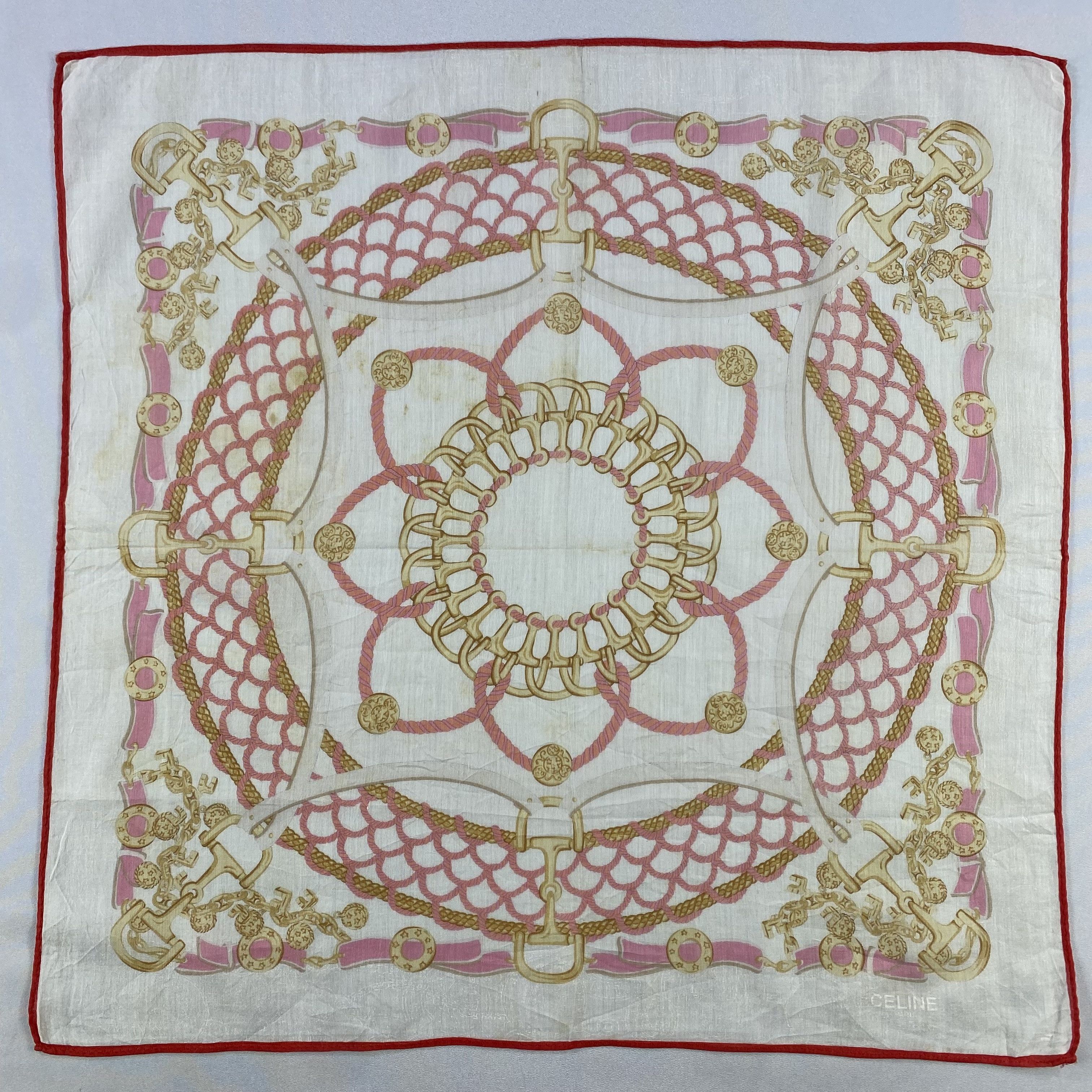 Celine × Vintage Celine Bandana/ Handkerchief / Neckerchief Size ONE SIZE - 1 Thumbnail