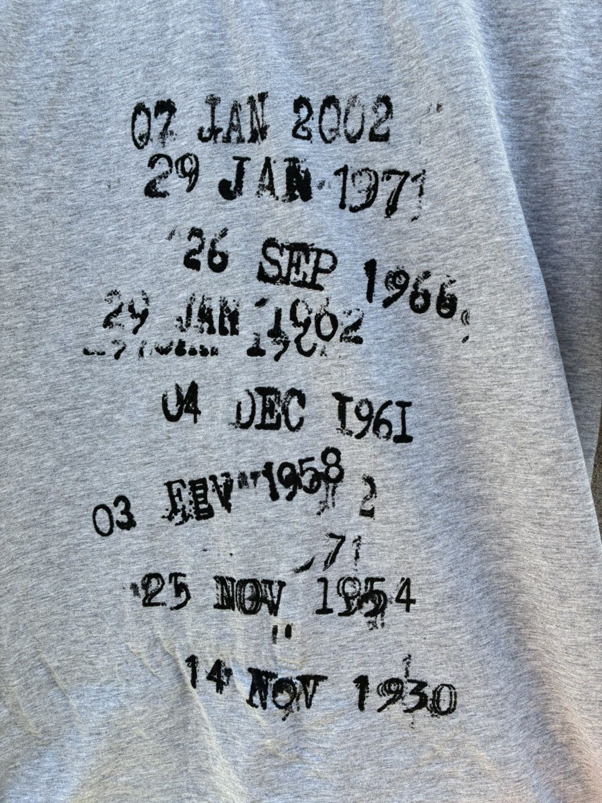 Saint Laurent Paris Saint Laurent SS18 Grey Tee Hedi Slimane Type Size US XL / EU 56 / 4 - 3 Thumbnail