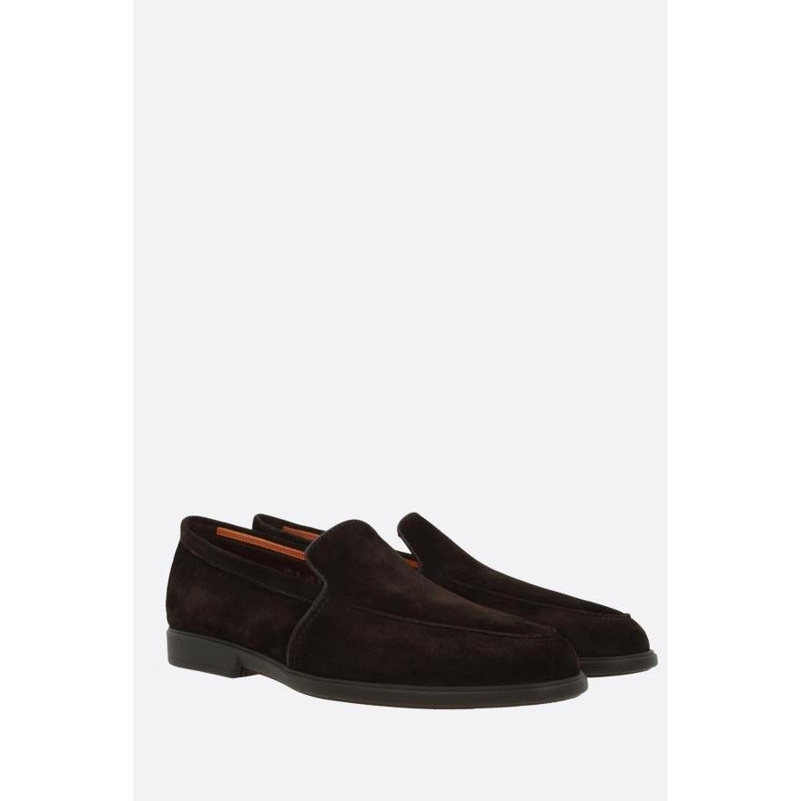 Santoni SANTONI Malibu Brown Suede Loafers New & Authentic (Men's s Size US 11 / EU 44 - 2 Thumbnail
