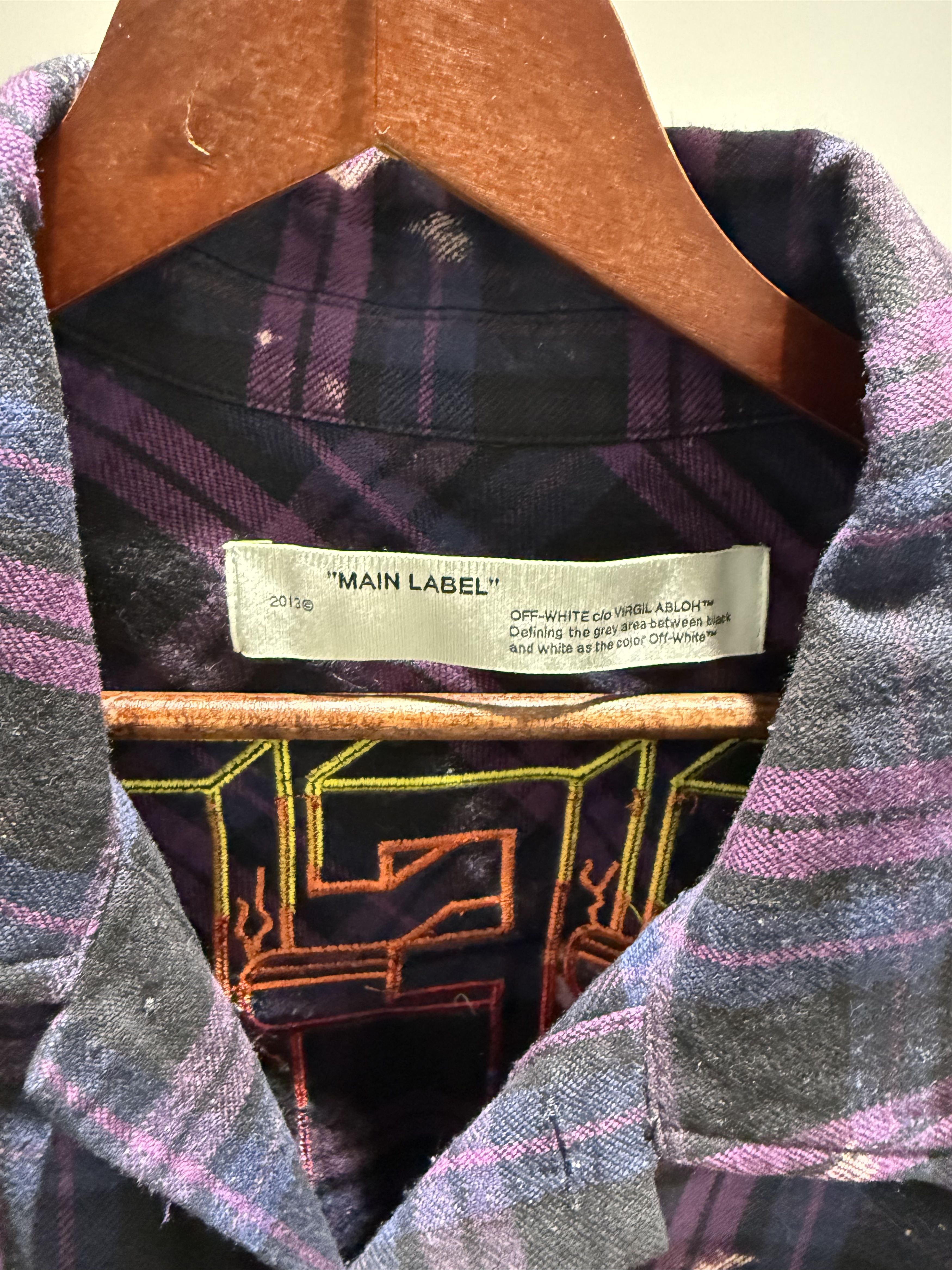 Off-White Off-White flannel crystal kiss checkered shirt Size US XL / EU 56 / 4 - 2 Thumbnail