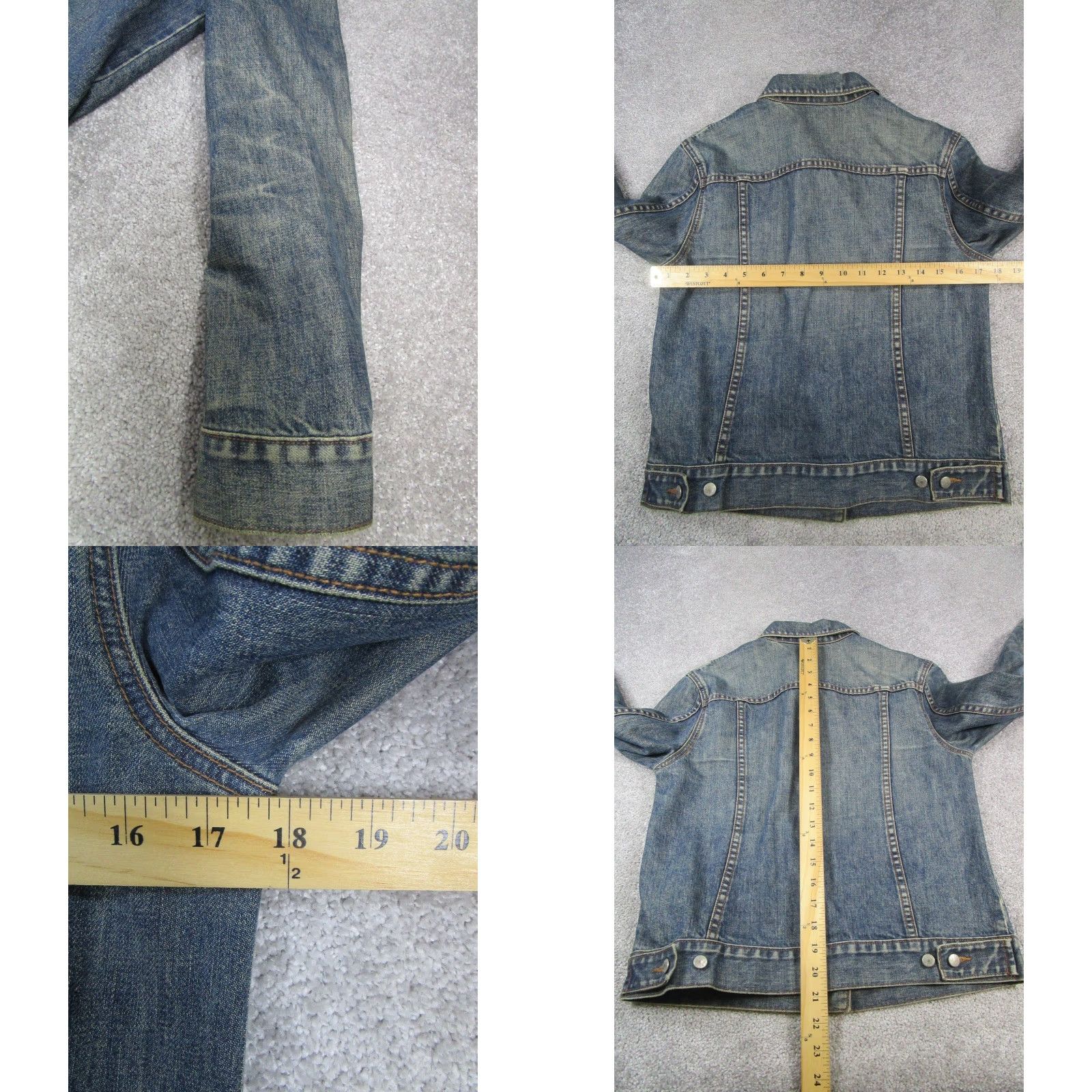 J.Crew J.CREW Jacket Mens S Blue Cotton Denim Size S / US 4 / IT 40 - 8 Thumbnail