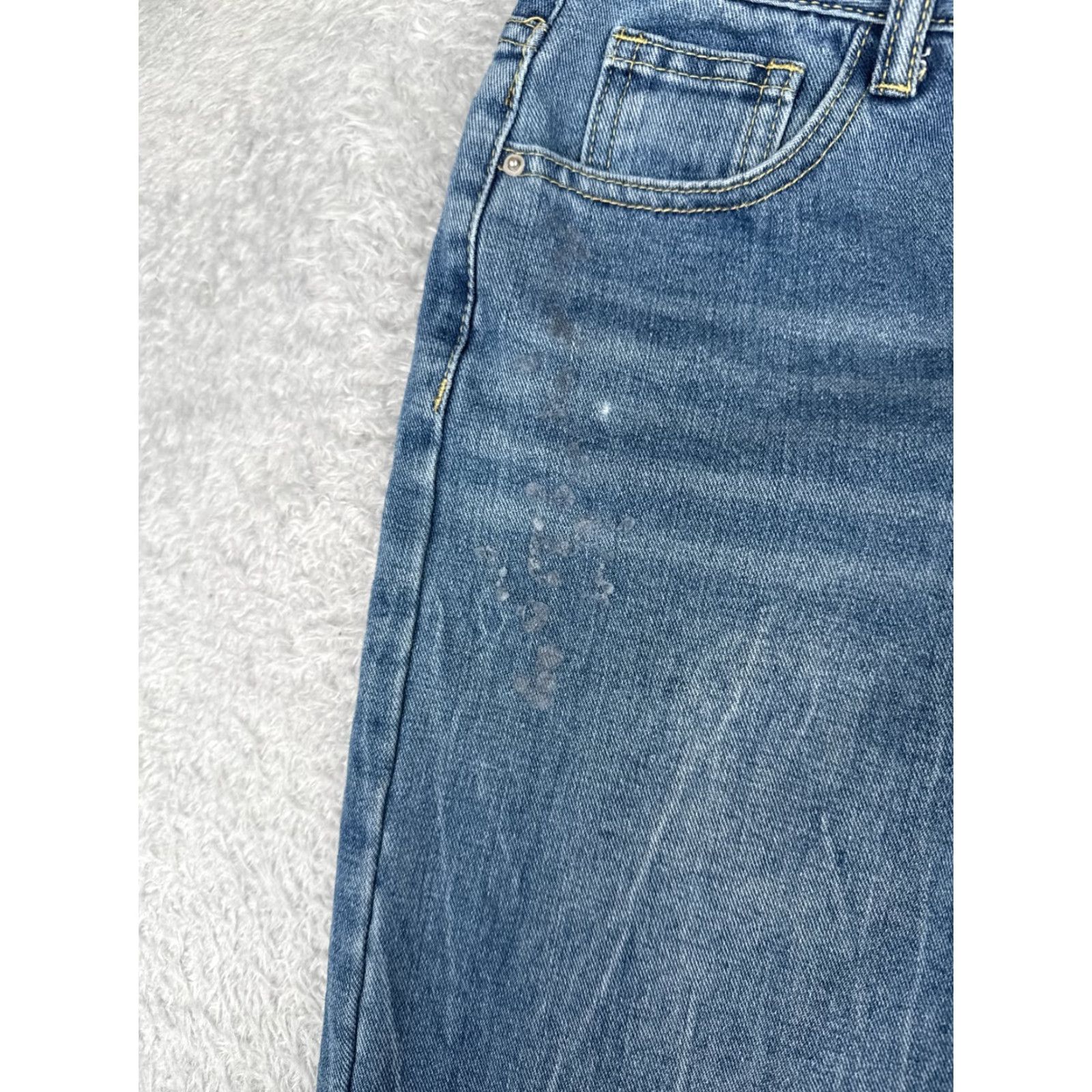 Madewell Dazy Jeans Women 26 Blue Denim Wide Leg High Rise Cotton Blend Medium Wash 26x28 Size 26" / US 2 / IT 38 - 2 Thumbnail