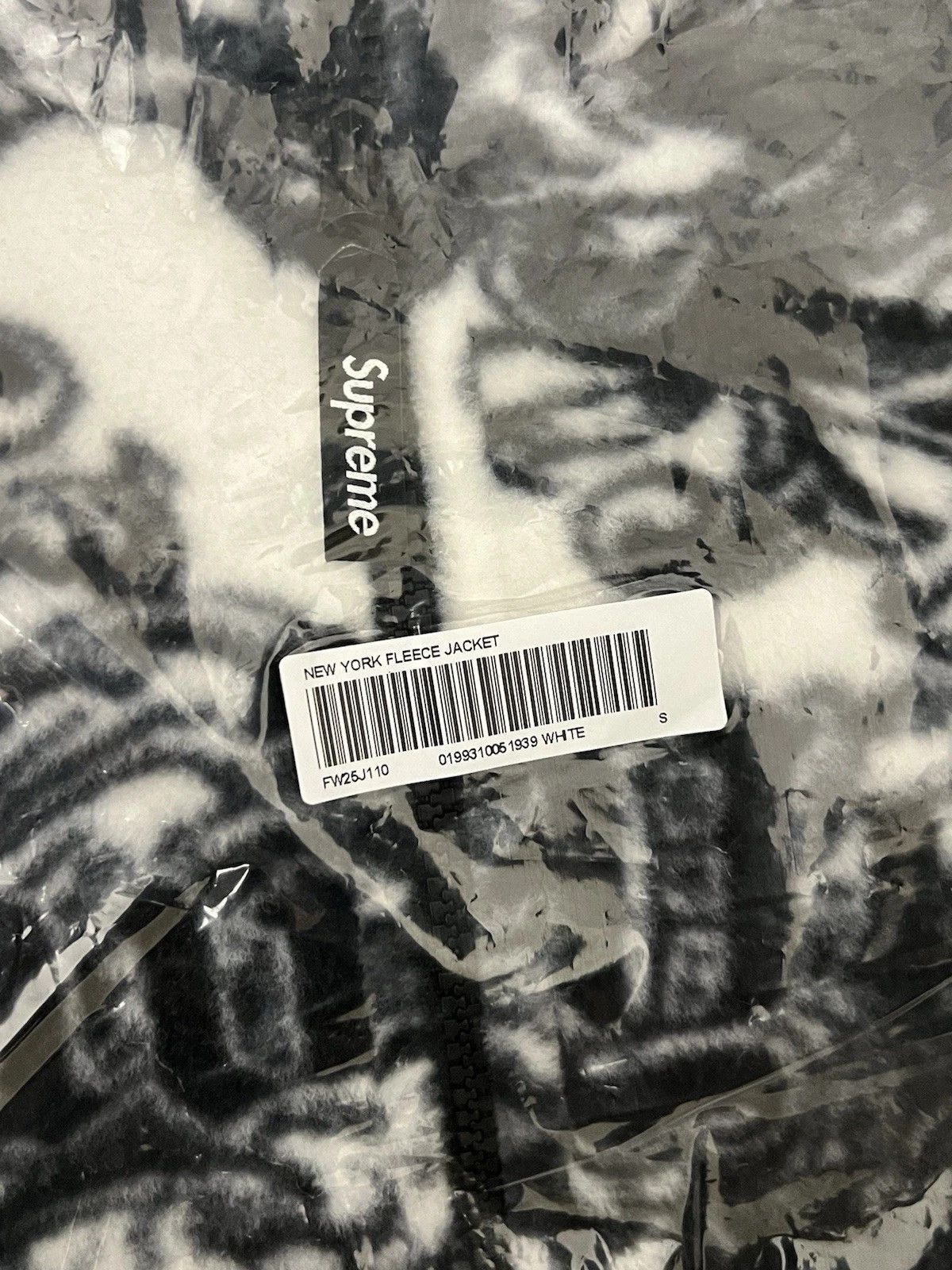 Supreme Supreme FW25 New York Fleece Jacket Black Size Small New Size US S / EU 44-46 / 1 - 4 Thumbnail