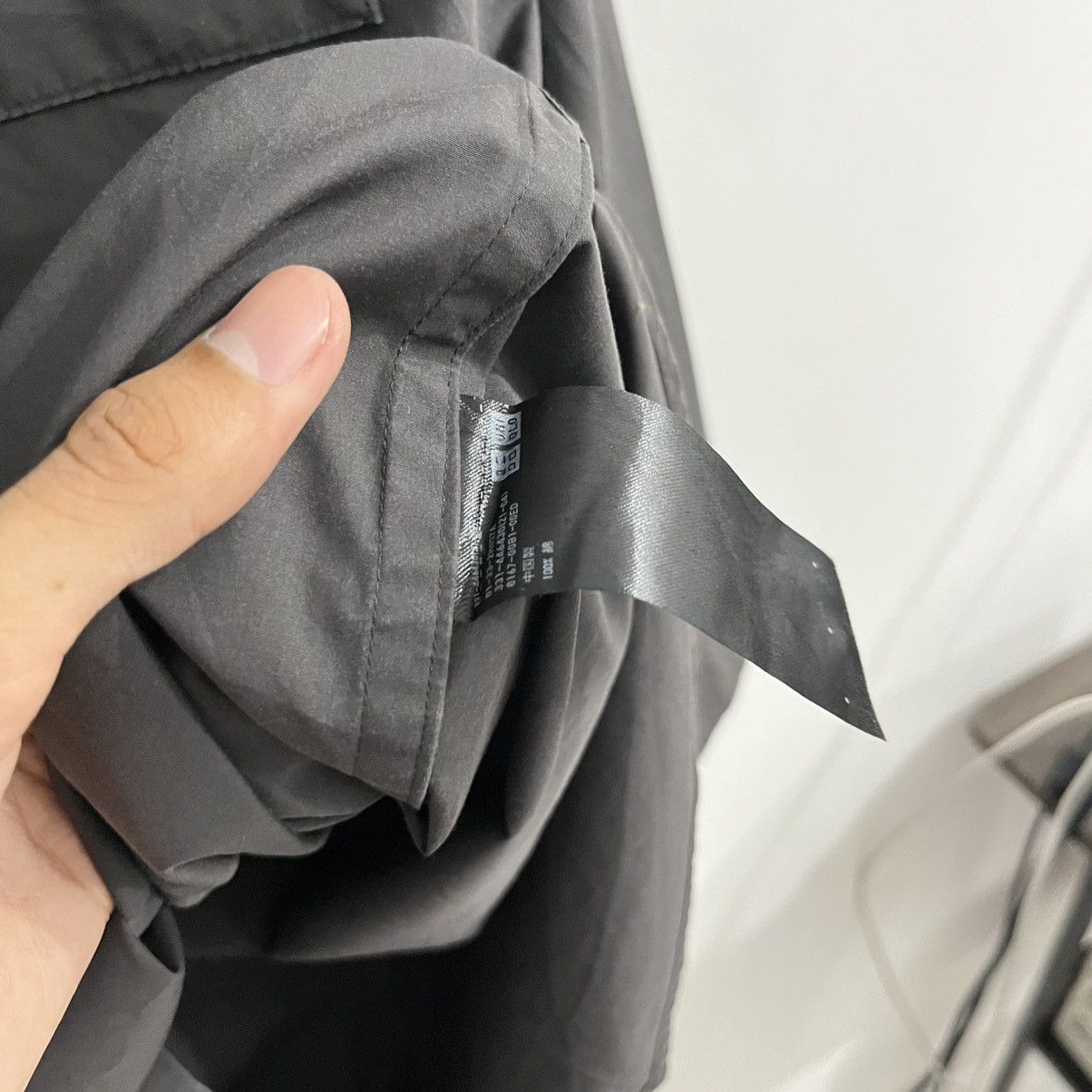 Jil Sander × Uniqlo Uniqlo X Jil Sander Basic Minimalist Stand Collar Shirt Size US XL / EU 56 / 4 - 6 Thumbnail