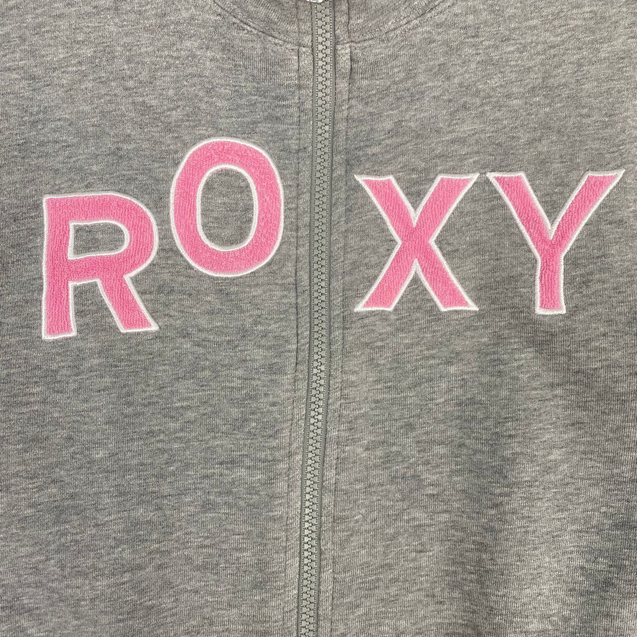 Quiksilver Vintage Roxy Surf Spell Out Logo Fullzipper Sweater Size L / US 10 / IT 46 - 6 Thumbnail