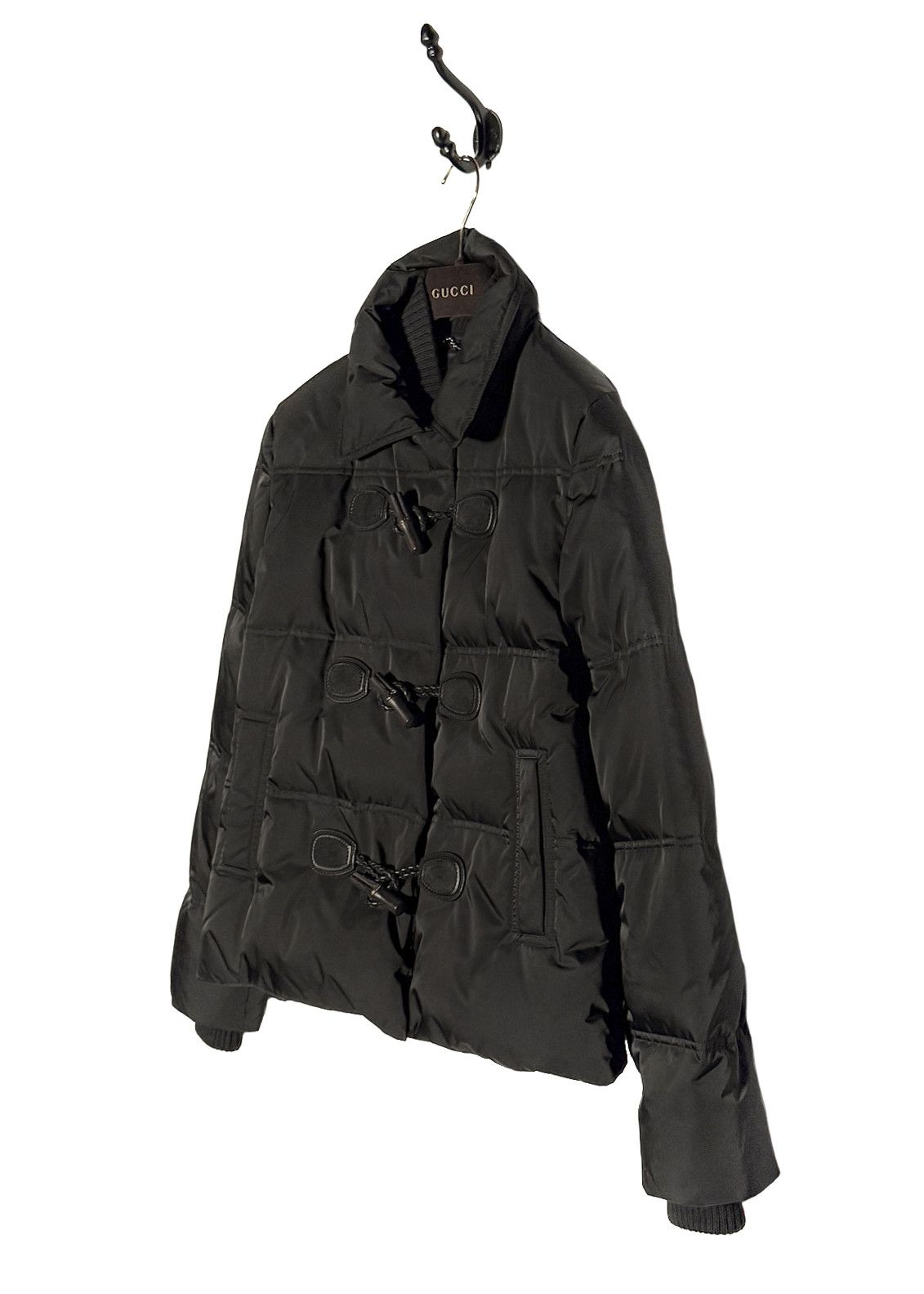 Gucci Gucci 2014 Black Toggle Accent Down Puffer Jacket Size S / US 4 / IT 40 - 2 Thumbnail