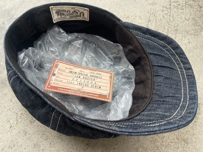 Freewheelers Vintage Denim Newsboy Cap for Unisex Wear-2506 Size ONE SIZE - 4 Thumbnail
