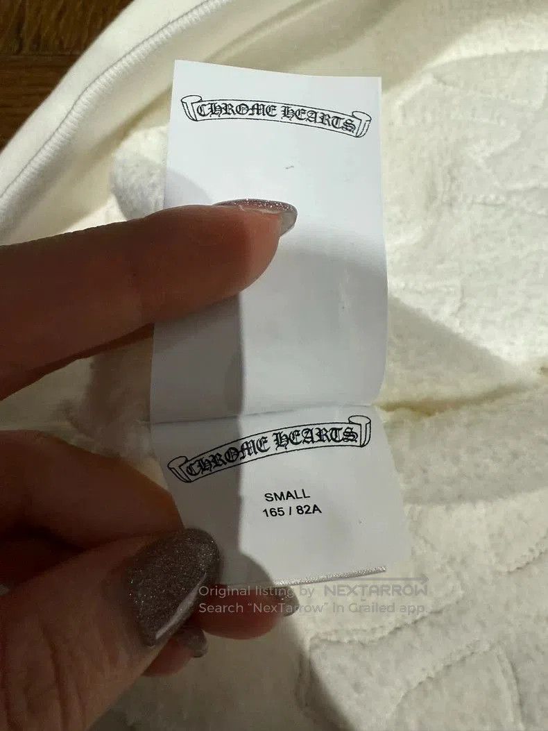 Chrome Hearts White Chrome Hearts Sweatshirt in Size S- Size US S / EU 44-46 / 1 - 3 Thumbnail
