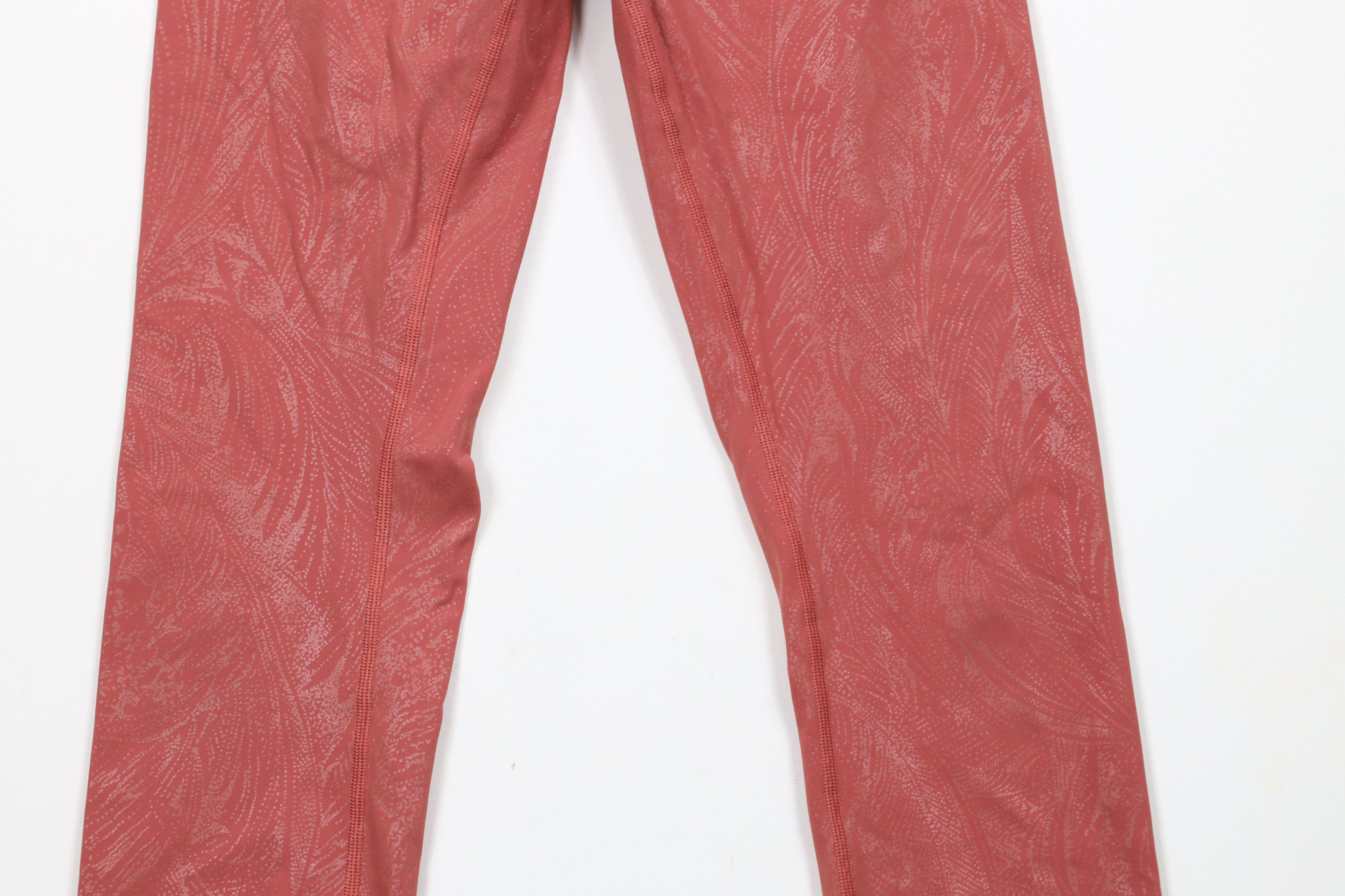Lululemon × Vintage Lululemon Wunder Under High Rise Cropped Pants Leggings Pink Size 27" / US 4 / IT 40 - 3 Thumbnail
