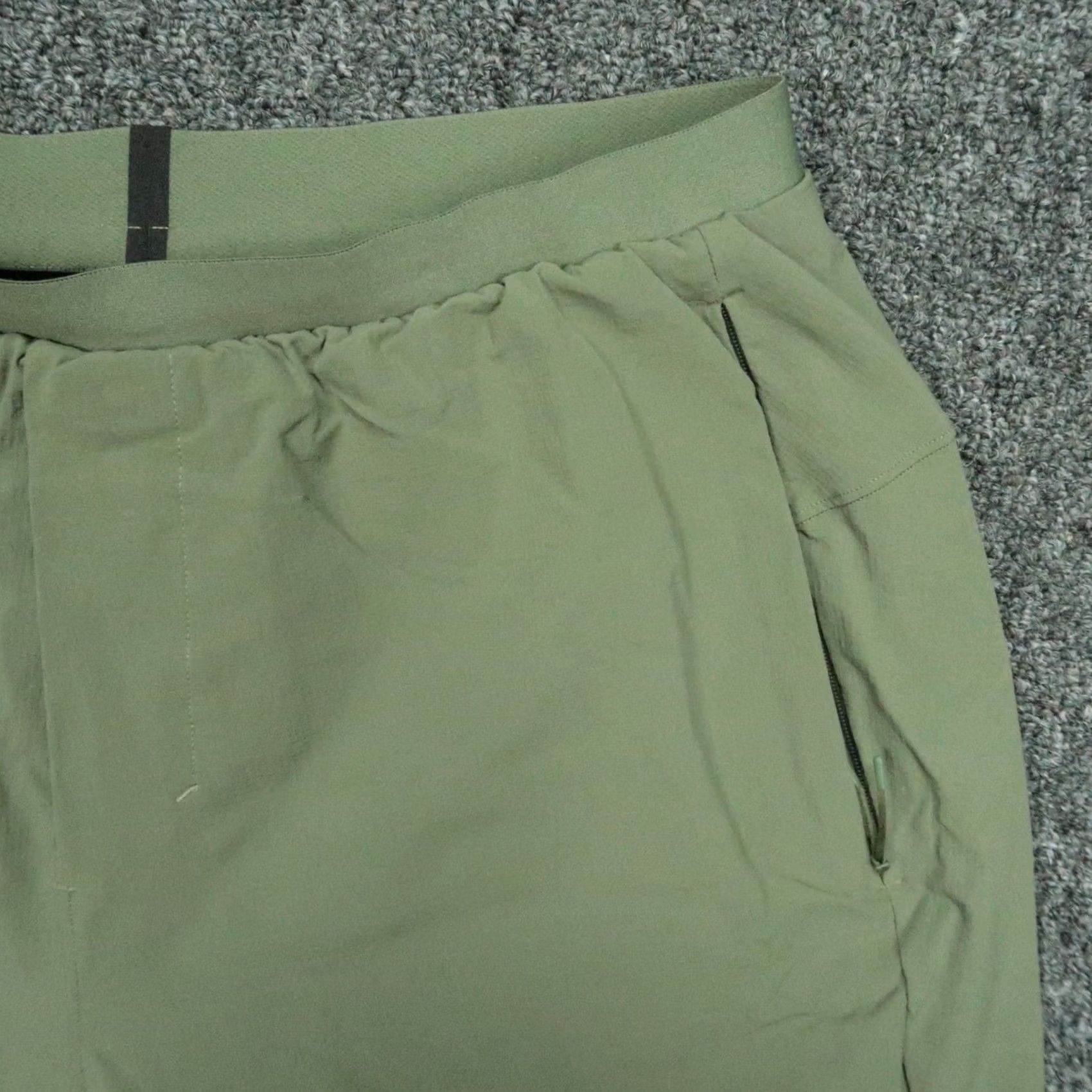 Lululemon Lululemon Pants Men M Green Run State Joggers Training Zip Pockets Size US 31 - 3 Thumbnail