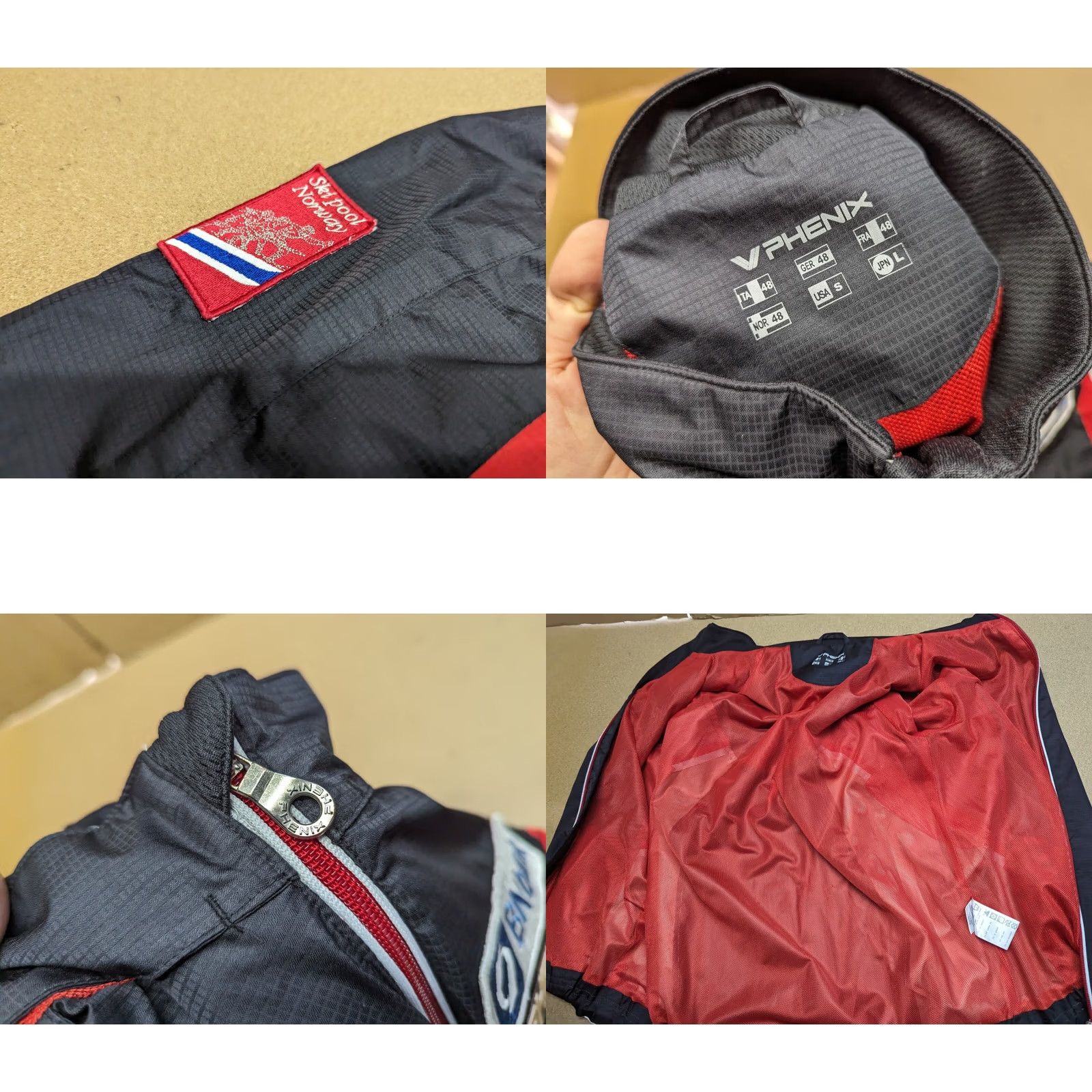 Vintage Phenix Alpine Ski Team Norway Mens Jacket Size S Full Zip Telenor Size US S / EU 44-46 / 1 - 8 Thumbnail