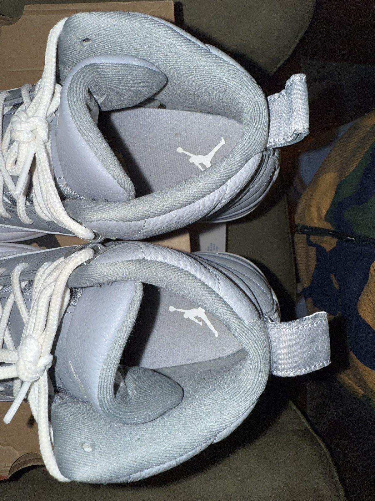 Jordan Brand Air Jordan 12 Stealth Retro cool grey OG Box size 10.5 EXC! Size US 10.5 / EU 43-44 - 21 Thumbnail
