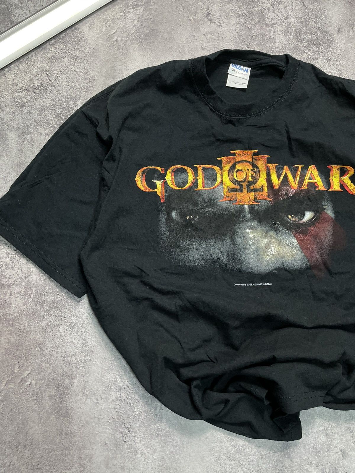 Playstation RARE Vtg Y2K 00s God of War PS2 Kratos Promo Tee XL Size US XL / EU 56 / 4 - 2 Thumbnail