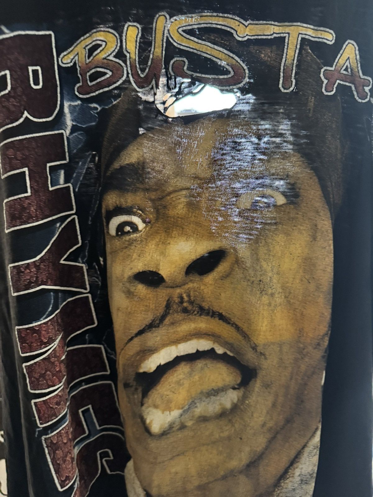 Band Tees thrashed vintage Busta Rhymes tee Size US XXL / EU 58 / 5 - 3 Thumbnail
