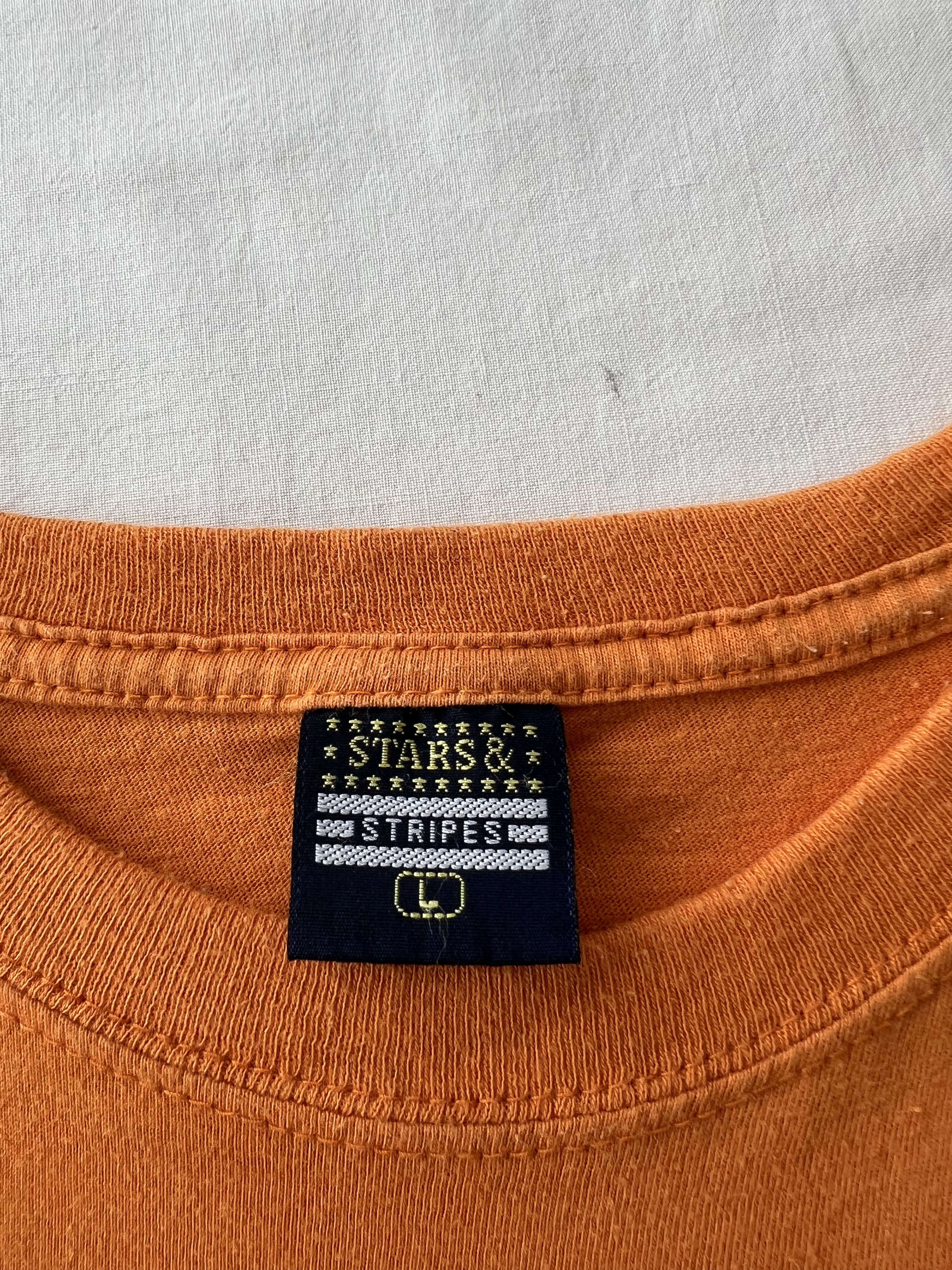 Vintage Vintage 2002 Austin Powers Colomember Movie Orange T-shirt Size US L / EU 52-54 / 3 - 10 Thumbnail