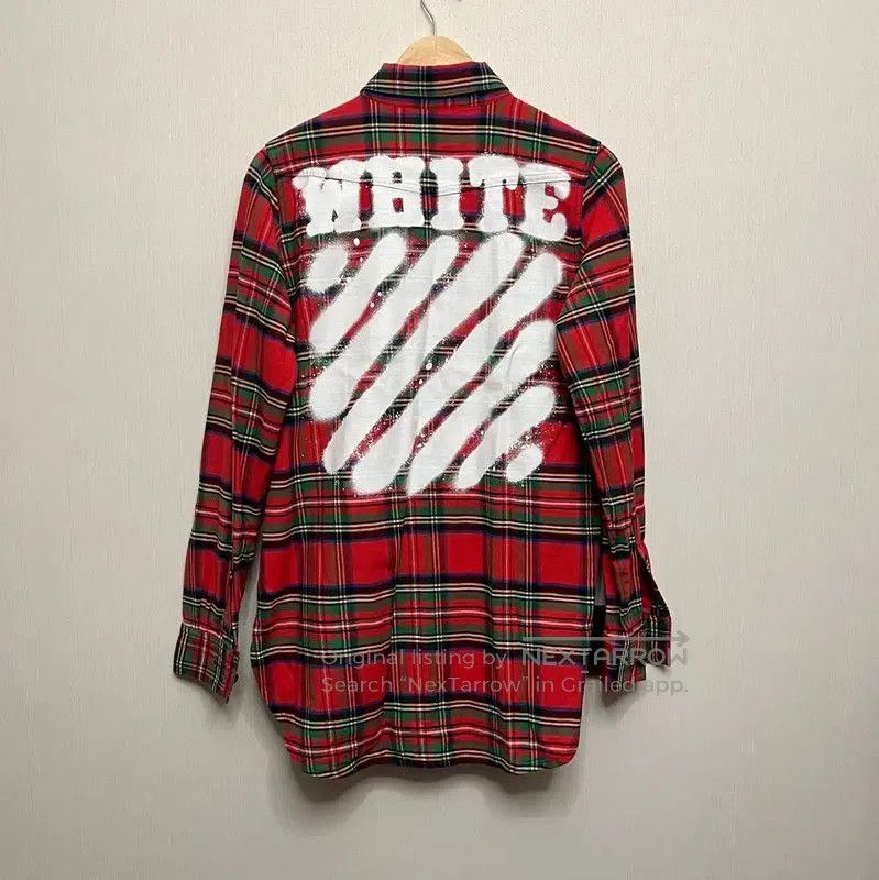 Off-White Off-White Red Plaid Men's Shirt . Size US XXS / EU 40 - 2 Thumbnail