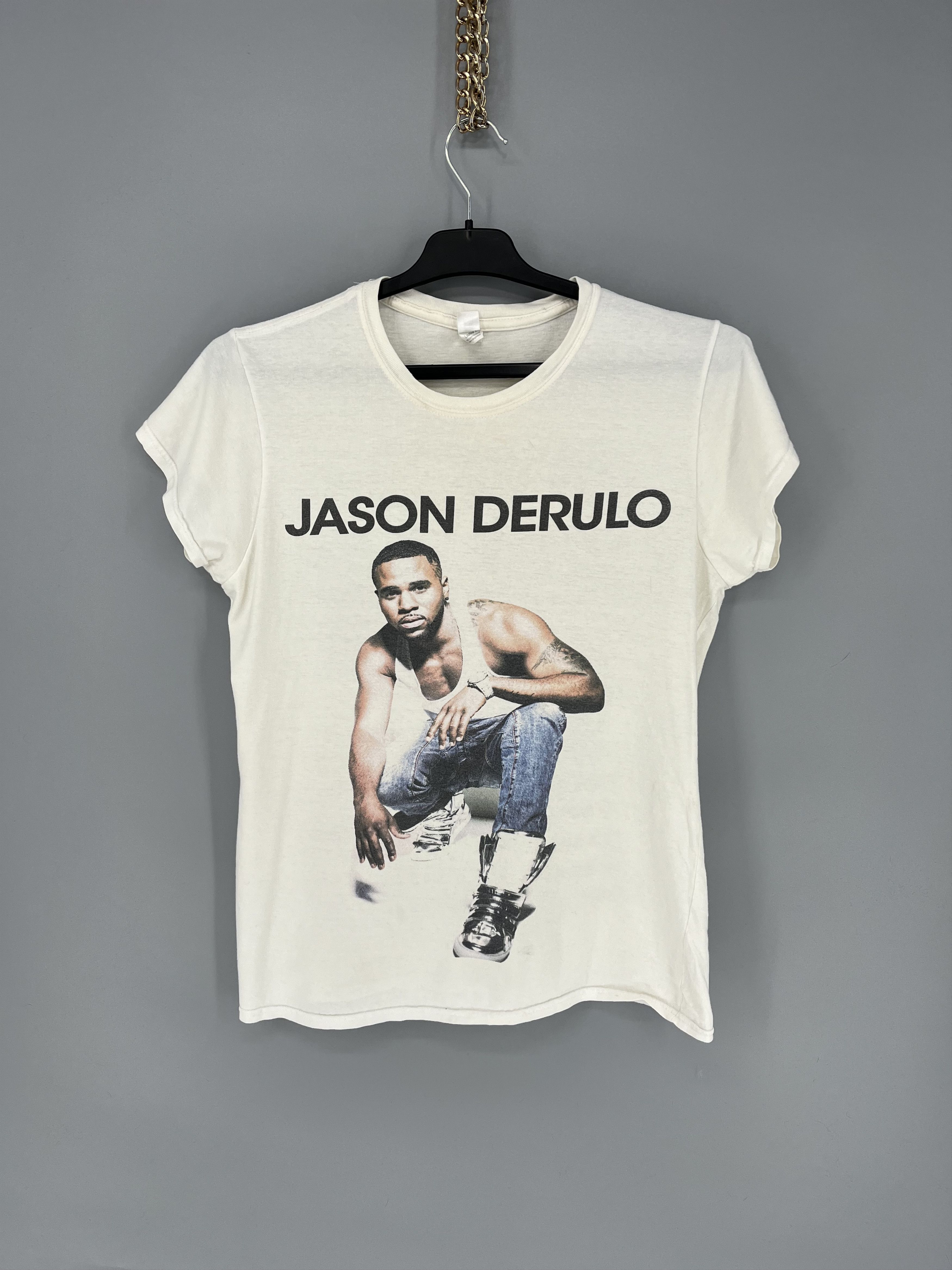 Band Tees Vintage Womens Jason Derulo T-shirt Tattoo World Tour Size Size L / US 10 / IT 46 - 1 Thumbnail