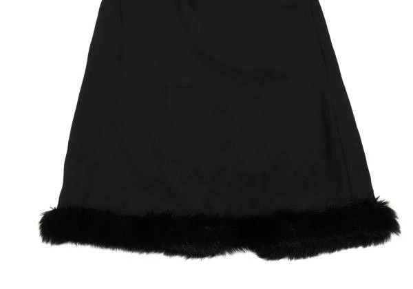 Other Comme Des Garcons size M Black Retro Furry Design Skirt Size 24" / US 00 / IT 34 - 6 Thumbnail