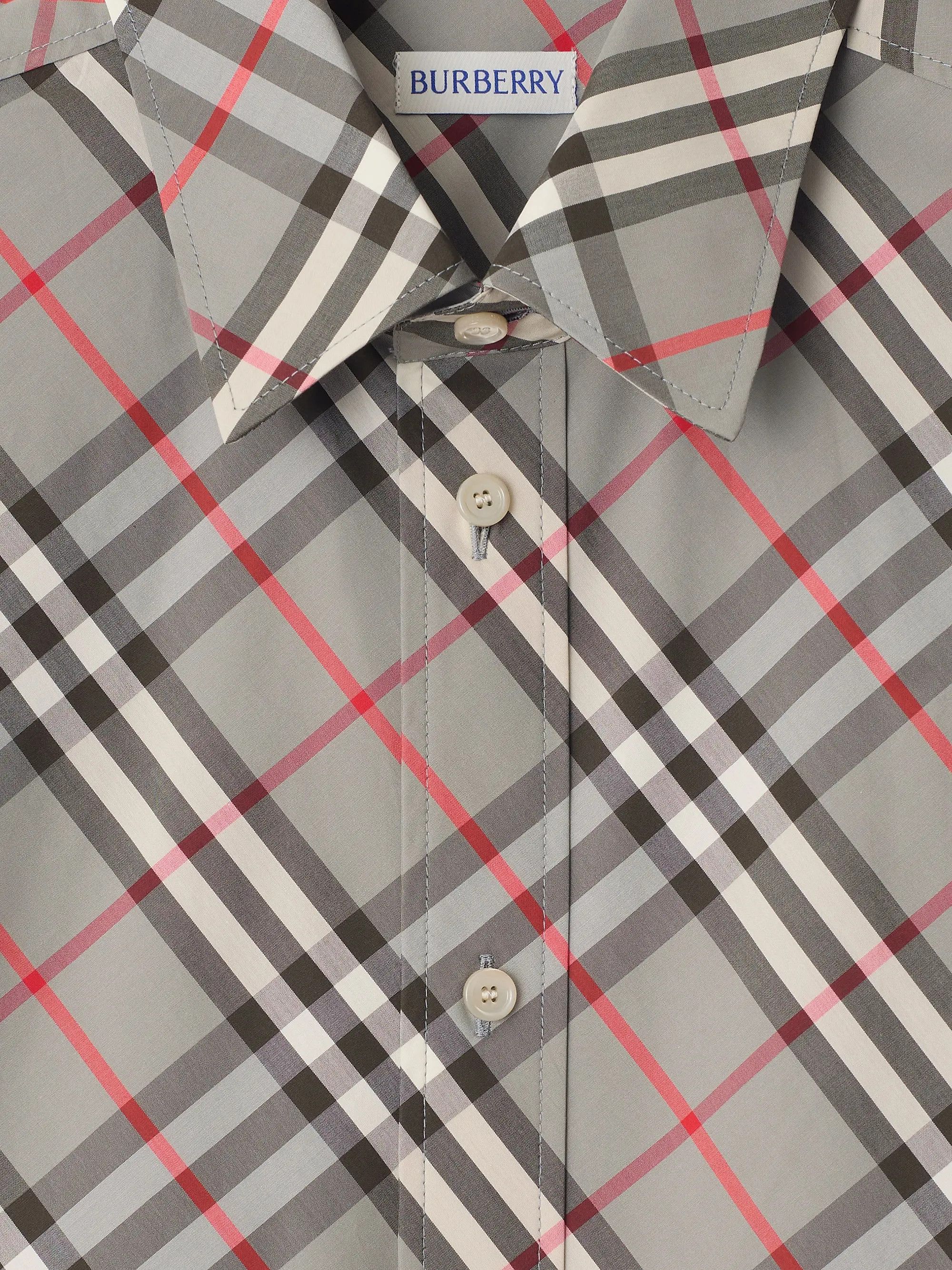 Burberry os11x0126 Check Cotton Shirt in Multicolor Size US L / EU 52-54 / 3 - 6 Thumbnail